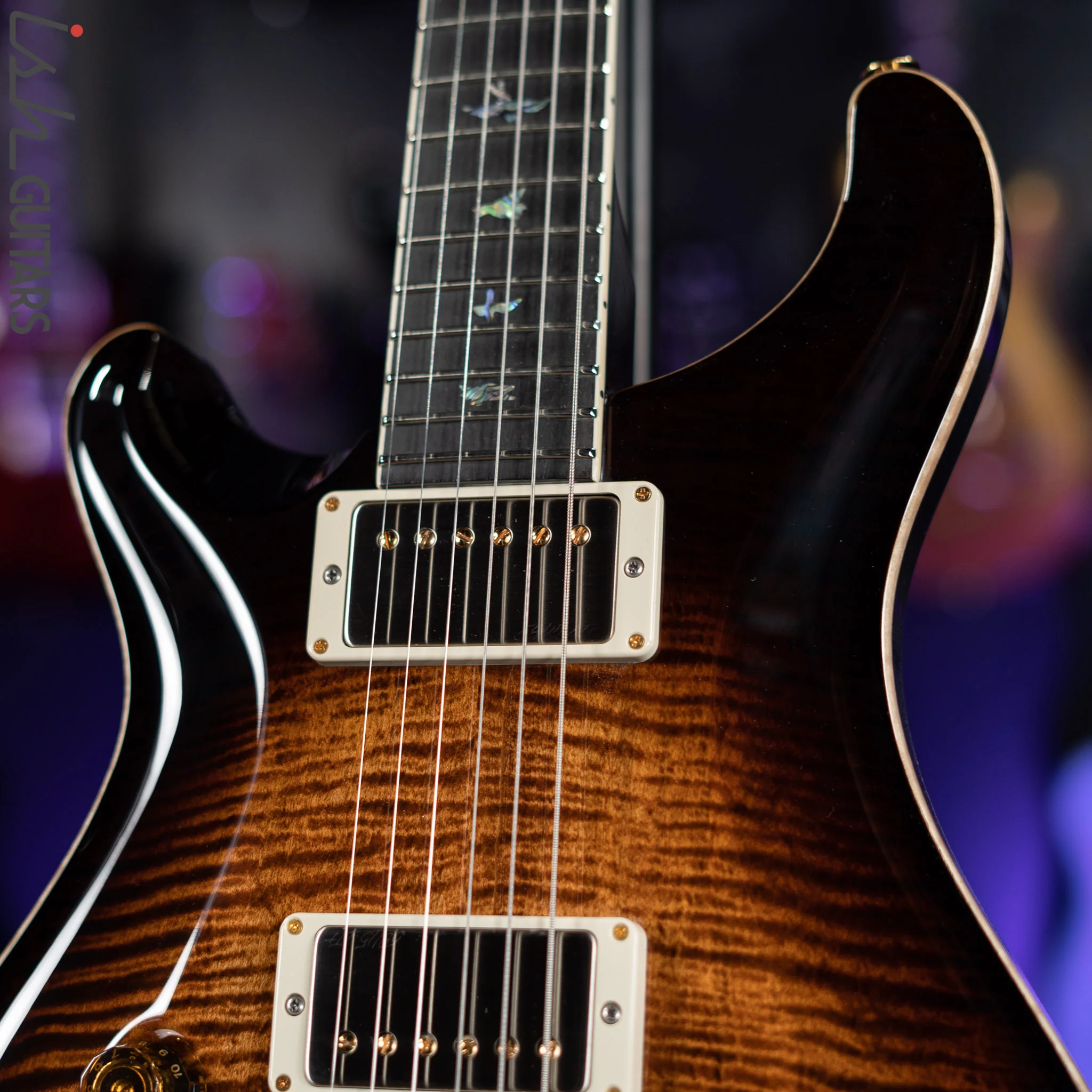 PRS McCarty Lefty Wood Library Copperhead Burst 10 Top Flame Maple - Image 3