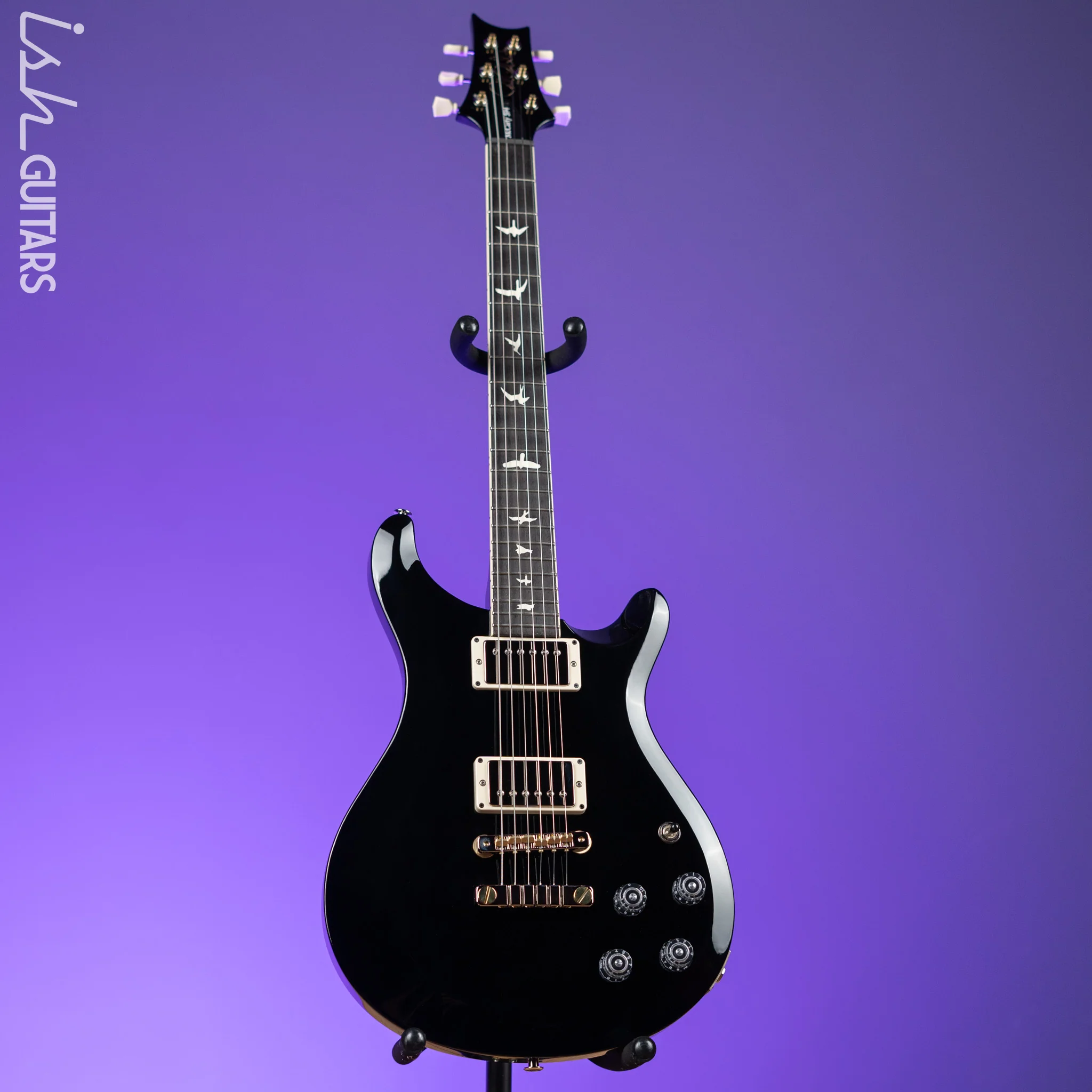 PRS McCarty S2 Thinline 594 Electric Guitar Black - Image 2