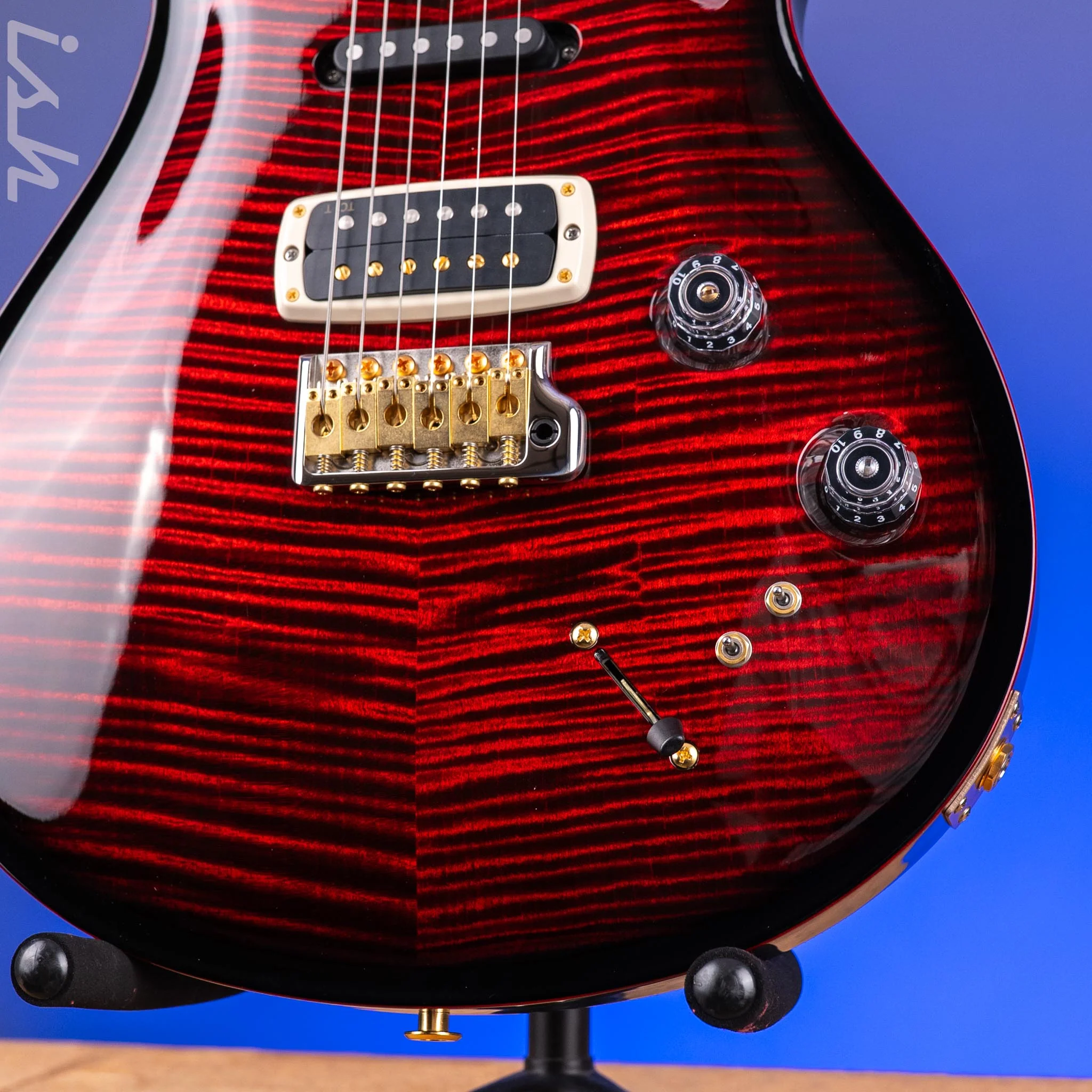 PRS Modern Eagle 10-Top Fire Smokeburst - Image 5