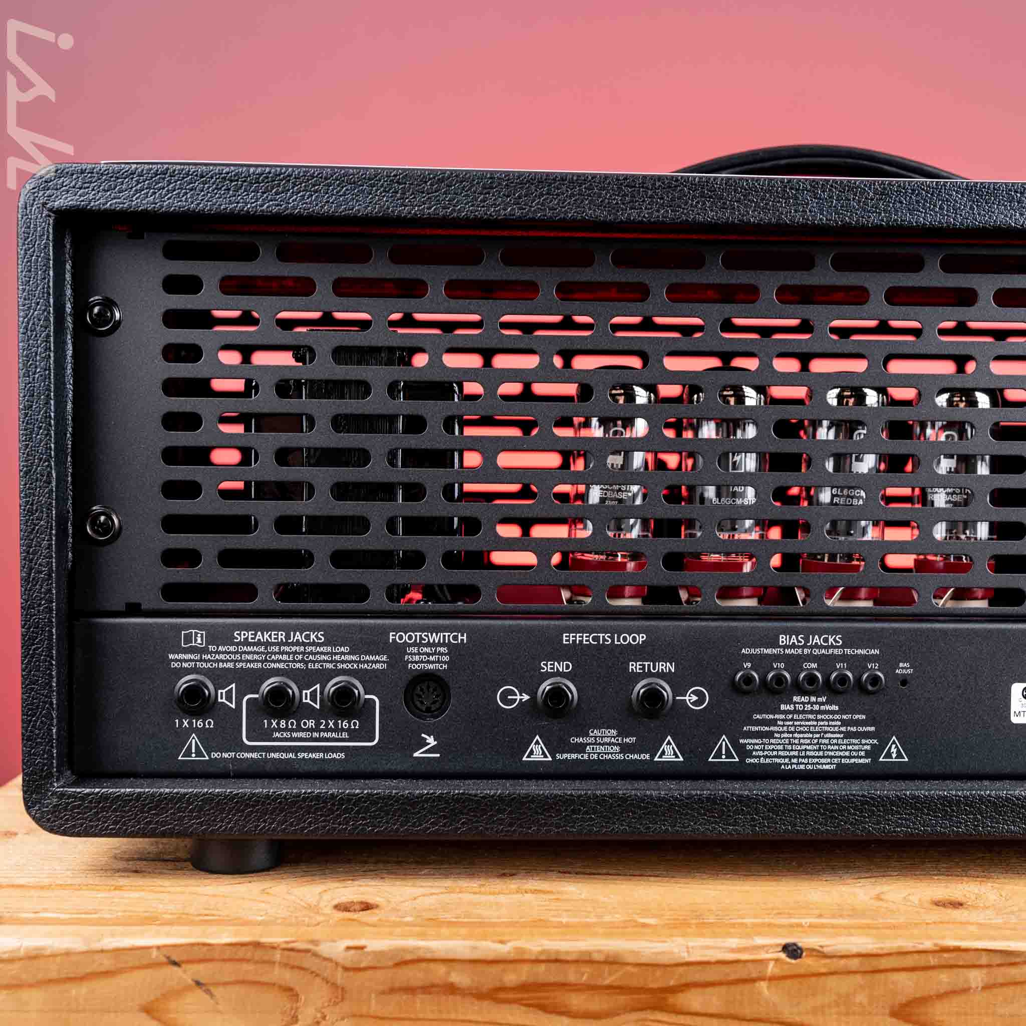 PRS MT 100 Mark Tremonti 100W Tube Amp Head Stealth Black Demo - Image 5