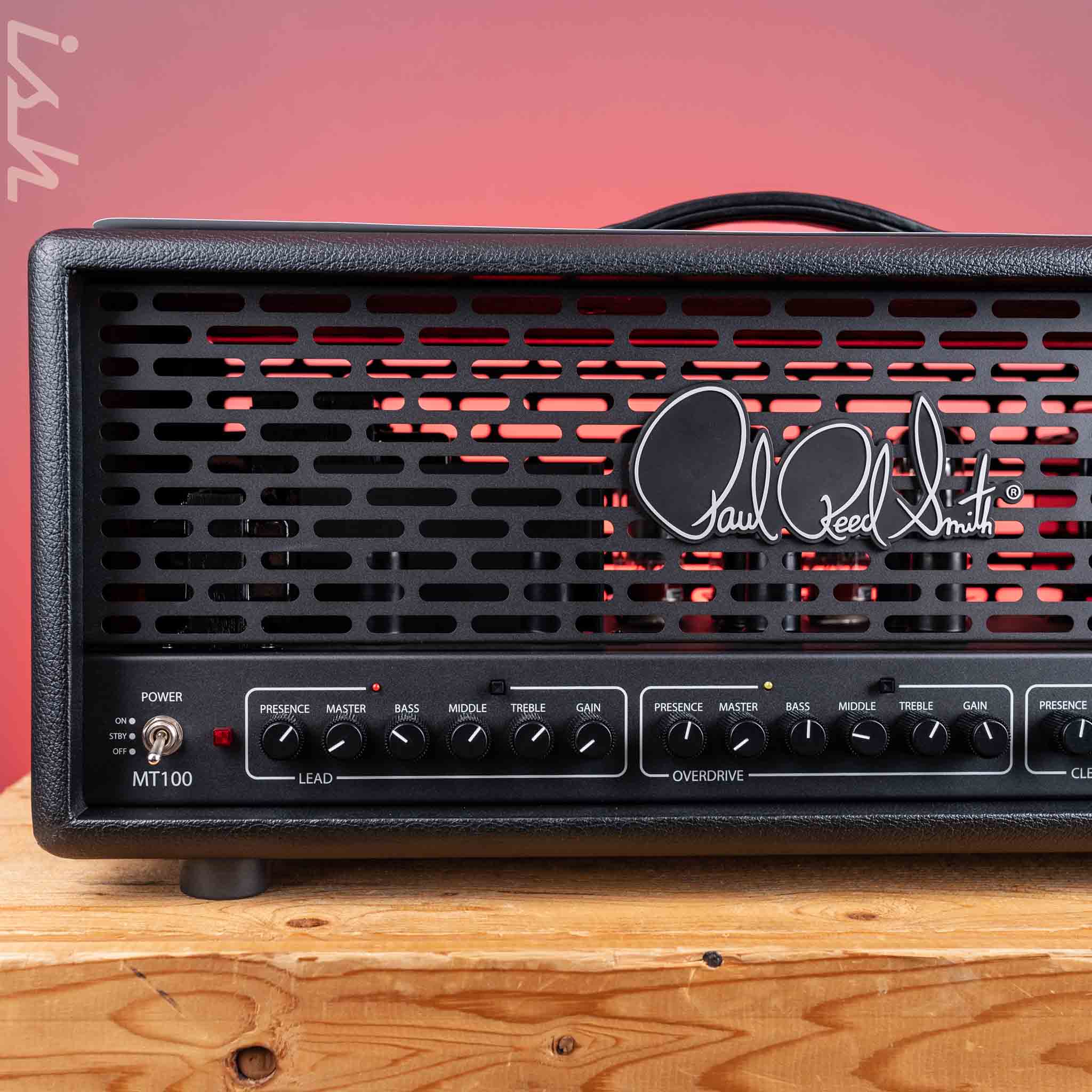 PRS MT 100 Mark Tremonti 100W Tube Amp Head Stealth Black - Image 2
