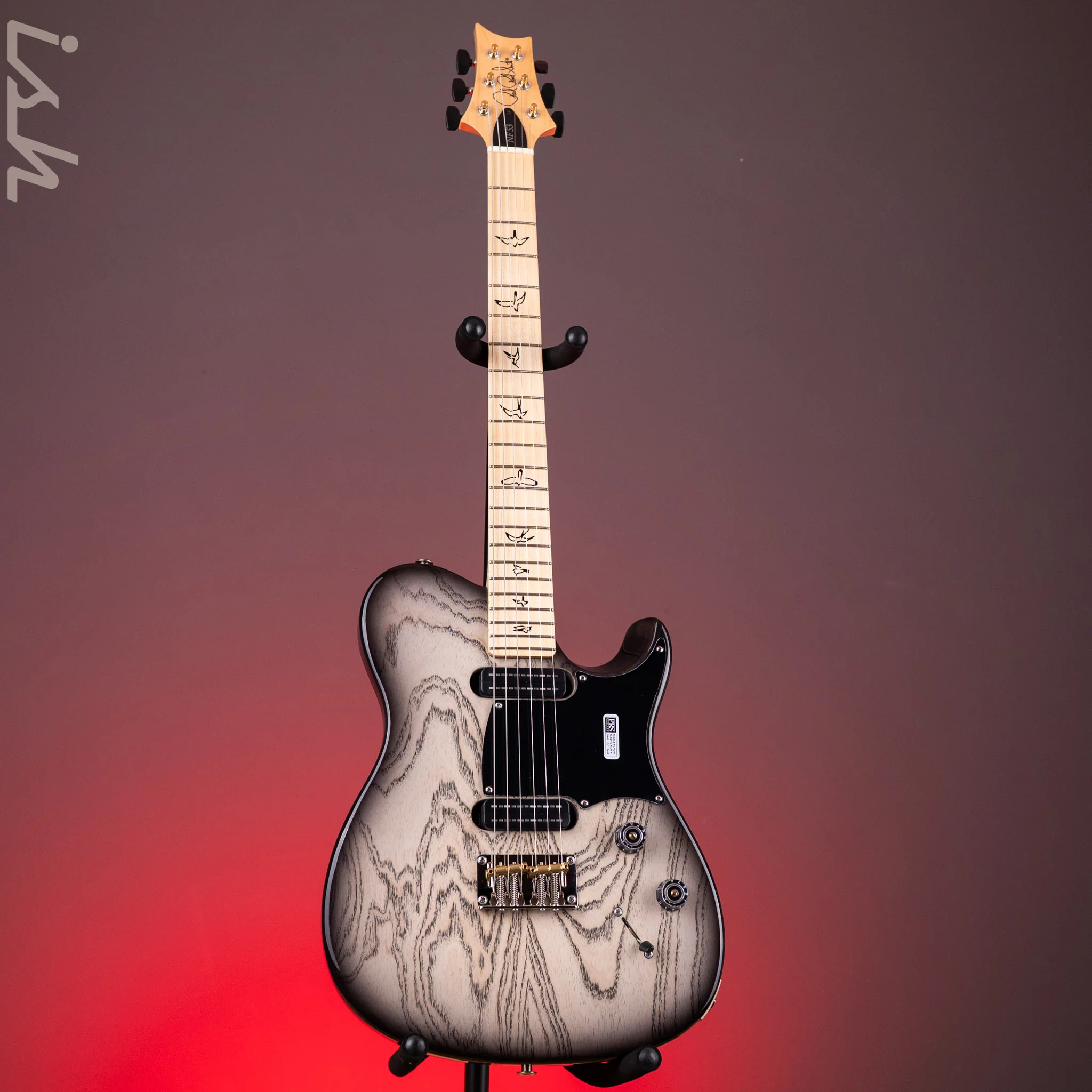PRS NF 53 Custom Color White Doghair Smokeburst - Image 2