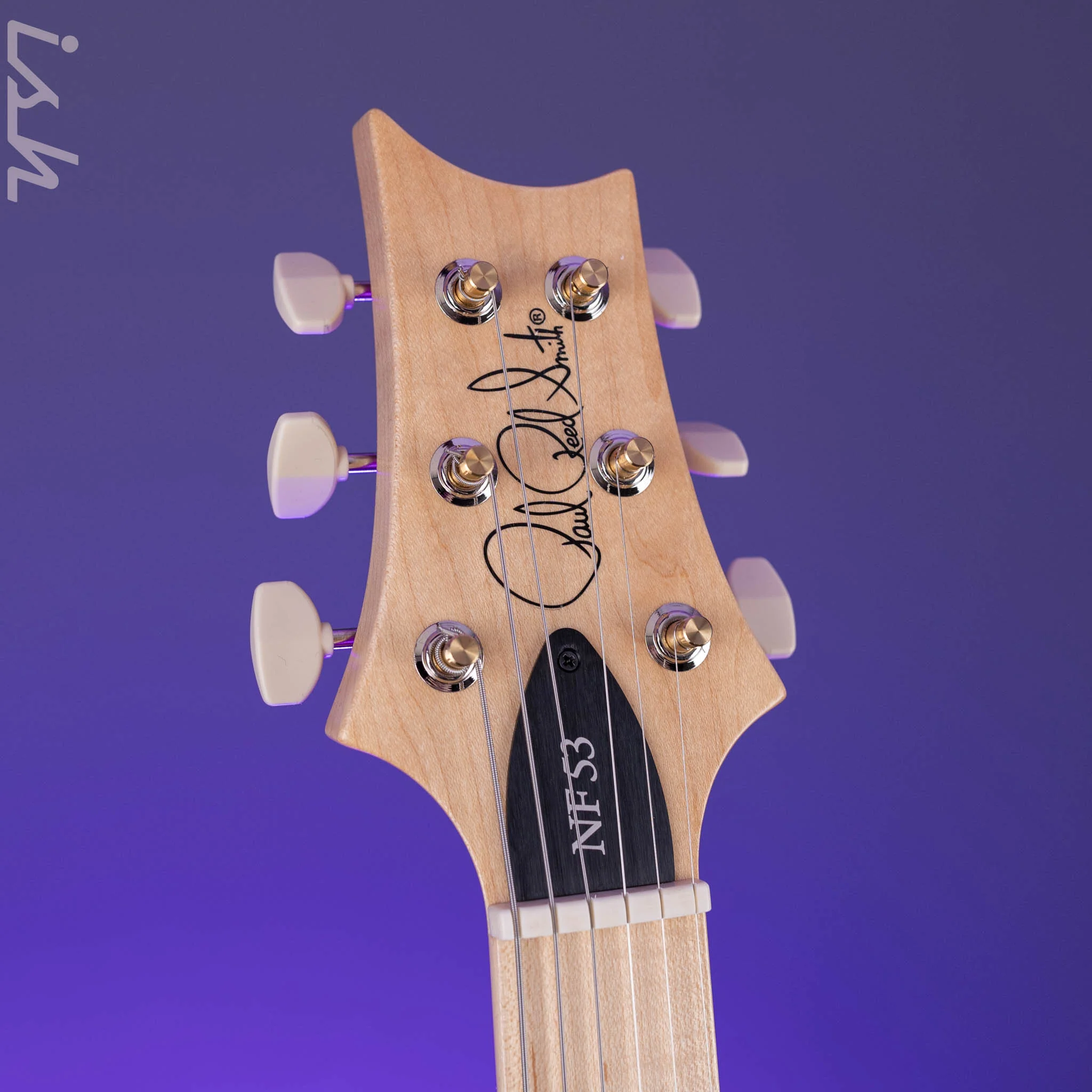 PRS NF 53 Electric Guitar White Doghair Smokeburst - Image 5