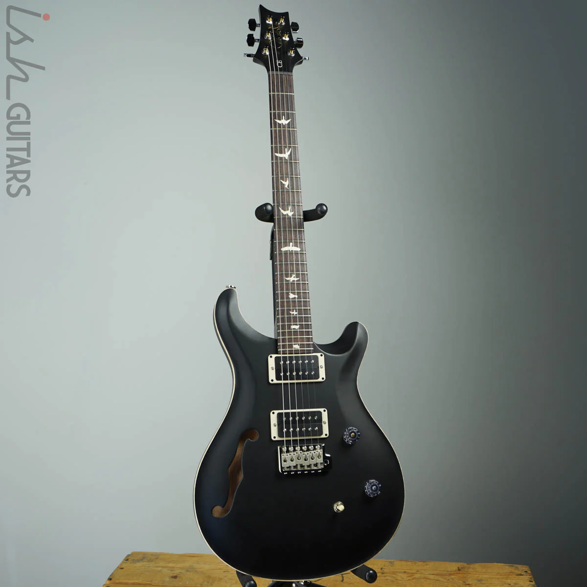 2020 PRS Paul Reed Smith CE 24 Semi Hollow Custom Color Satin Black - Image 2