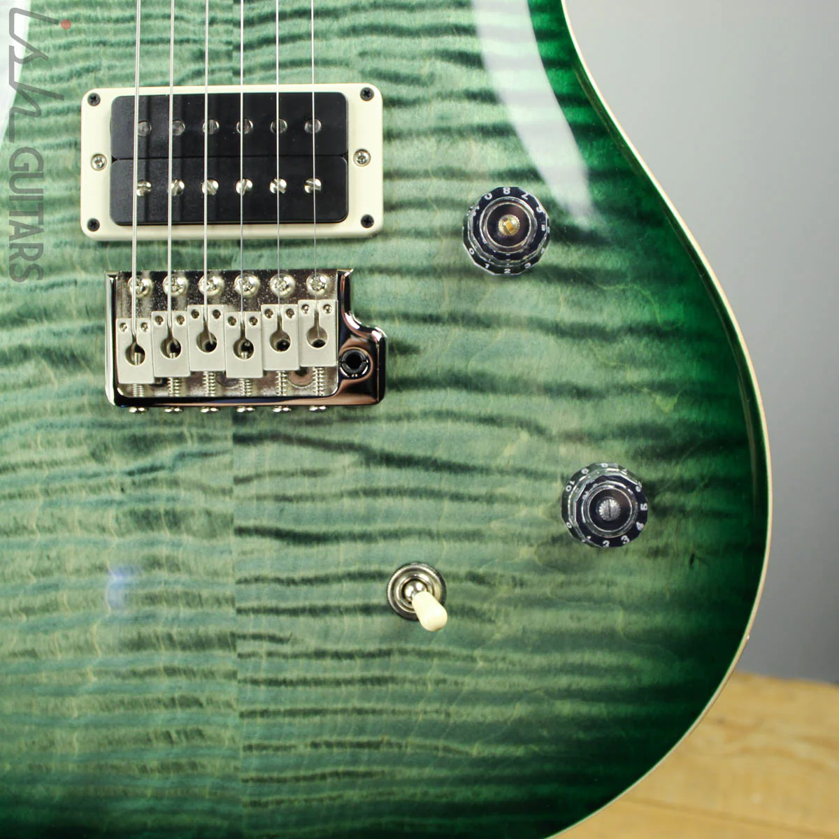 2020 PRS Paul Reed Smith CE24 Custom Color Trampas Green Burst - Image 4
