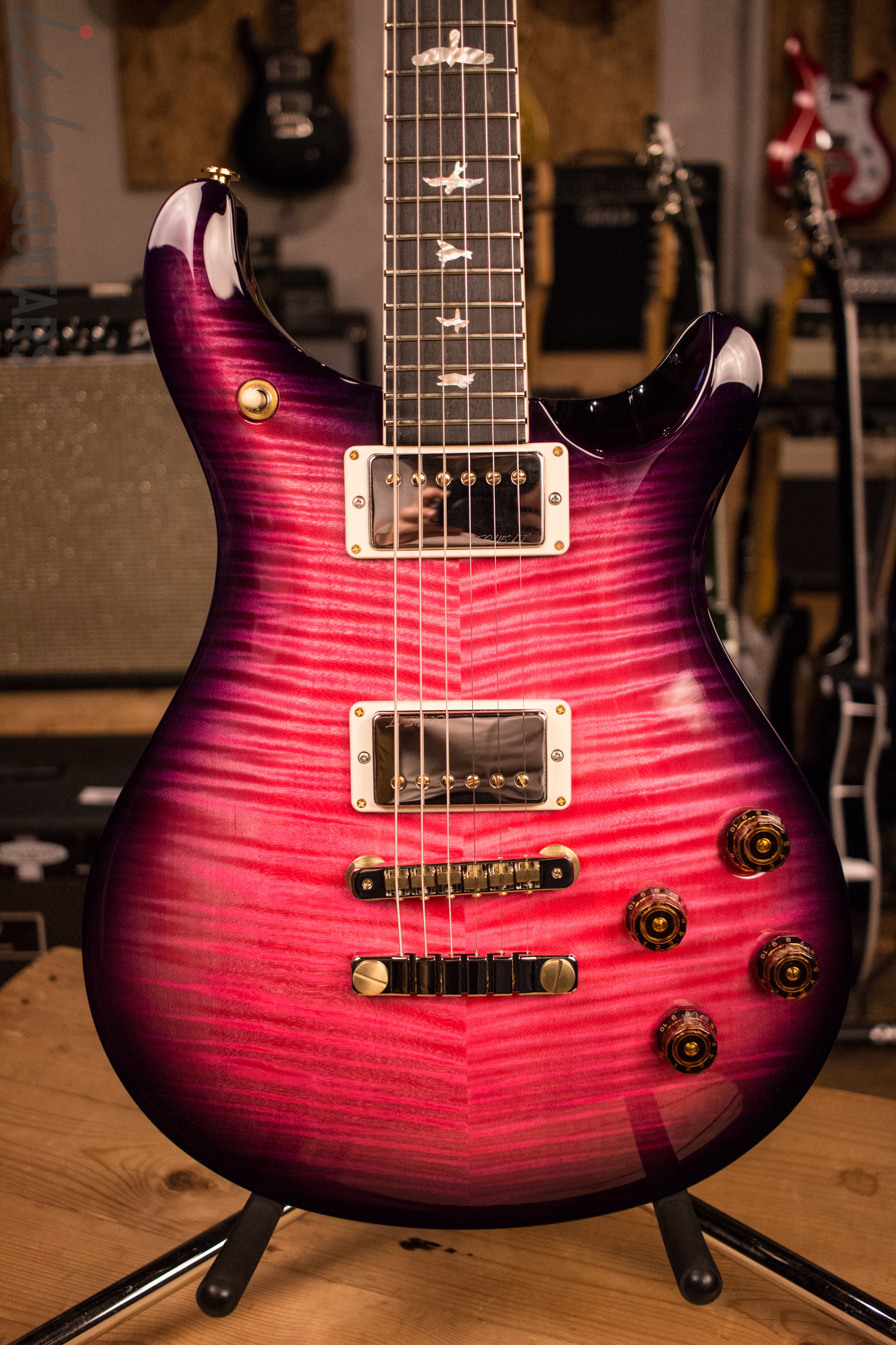 PRS Paul Reed Smith McCarty 594 Custom Color Bonnie Pink Purple Burst 10 Top