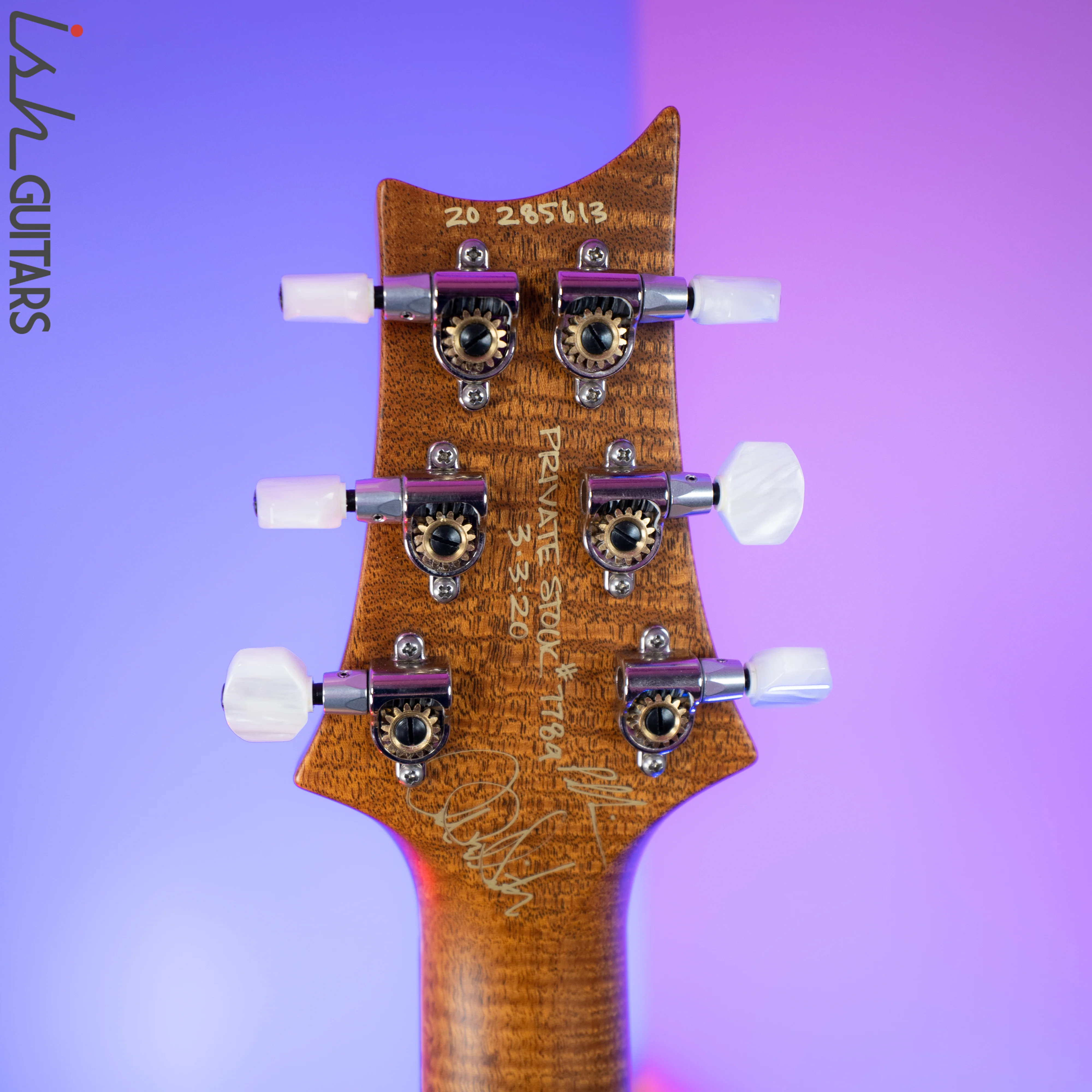 PRS Paul Reed Smith Private Stock 408 Semi Hollow Poplar Burl Triple Faded Indigo - Image 12