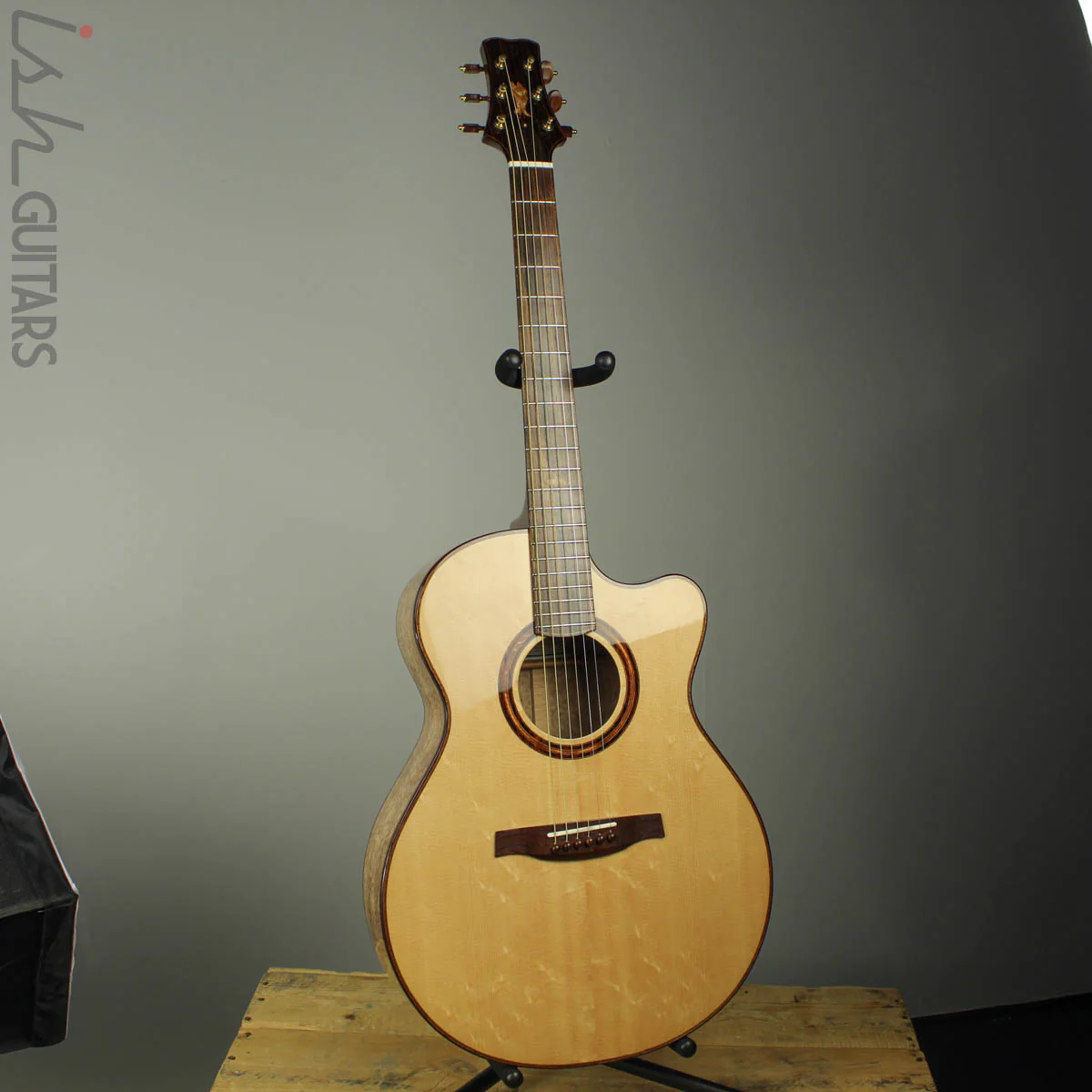 PRS Paul Reed Smith Private Stock Angelus Acoustic Guitar RARE White Bubinga - Image 2