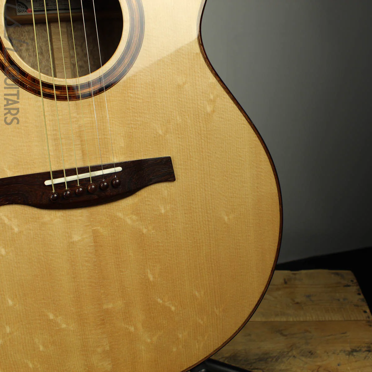 PRS Paul Reed Smith Private Stock Angelus Acoustic Guitar RARE White Bubinga - Image 3