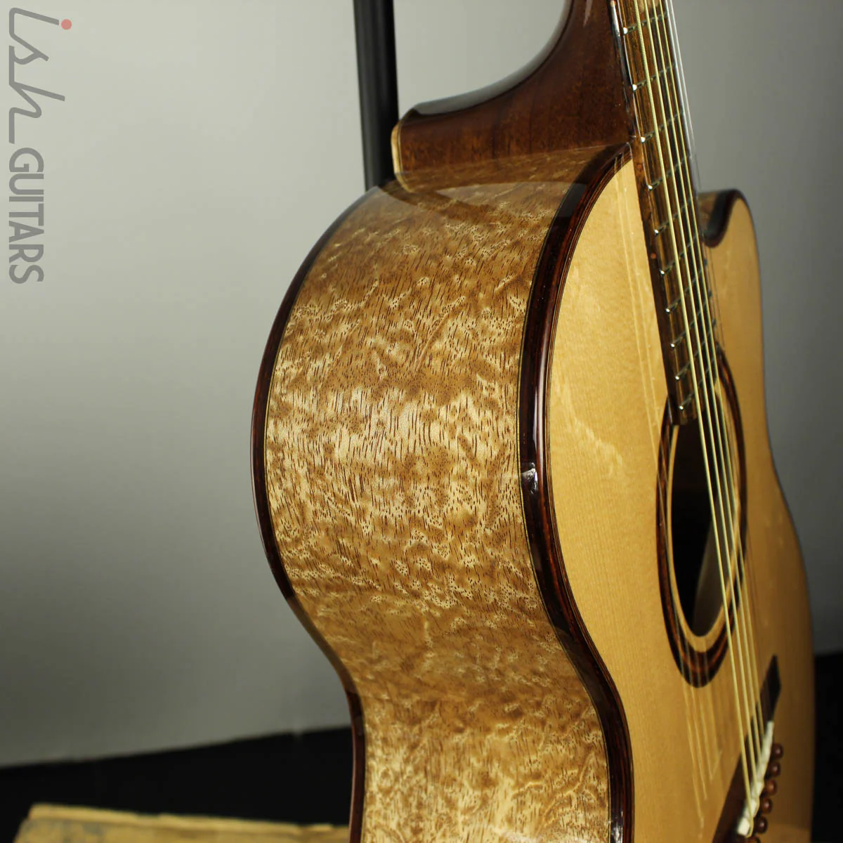 PRS Paul Reed Smith Private Stock Angelus Acoustic Guitar RARE White Bubinga - Image 9