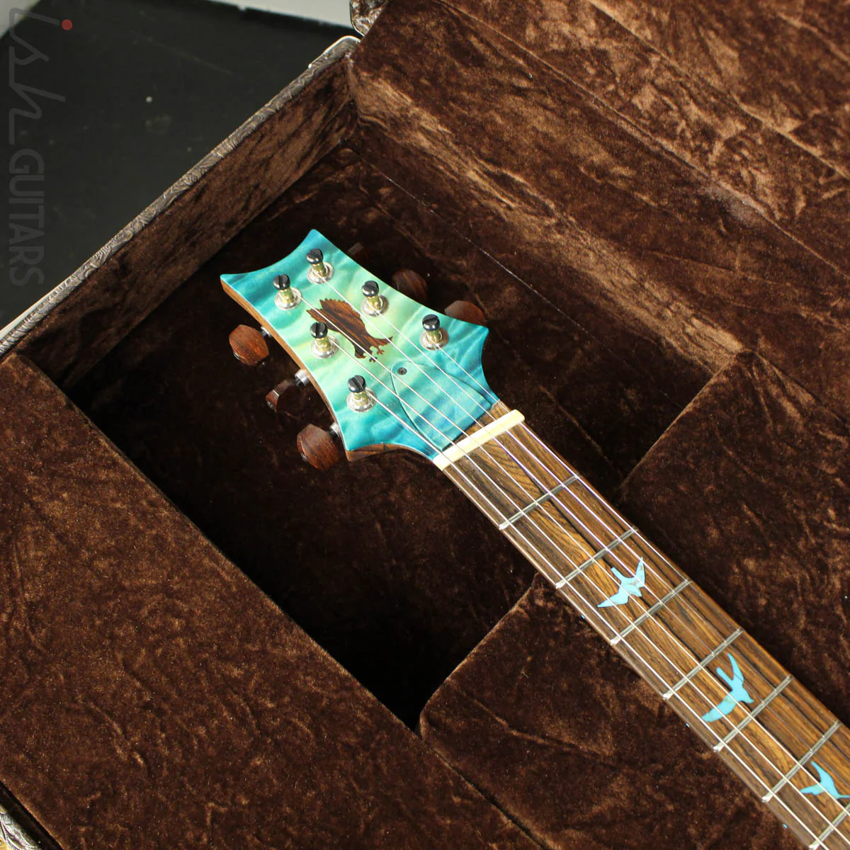 PRS Paul Reed Smith Private Stock Custom 24 Multi-Scale Quilted Maple Double Faded Aquamarine Glow - Image 19