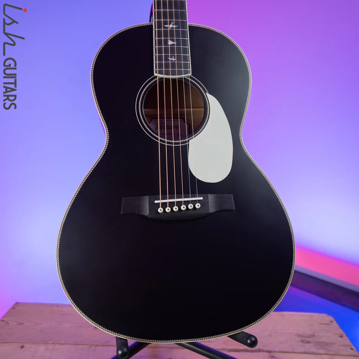 PRS Paul Reed Smith SE Parlor P20E Black Satin Top