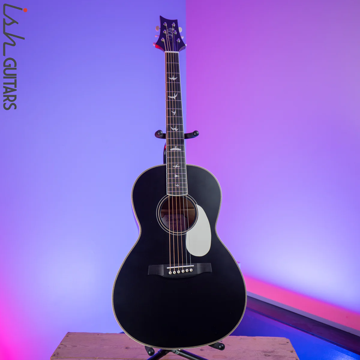 PRS Paul Reed Smith SE Parlor P20E Black Satin Top - Image 2