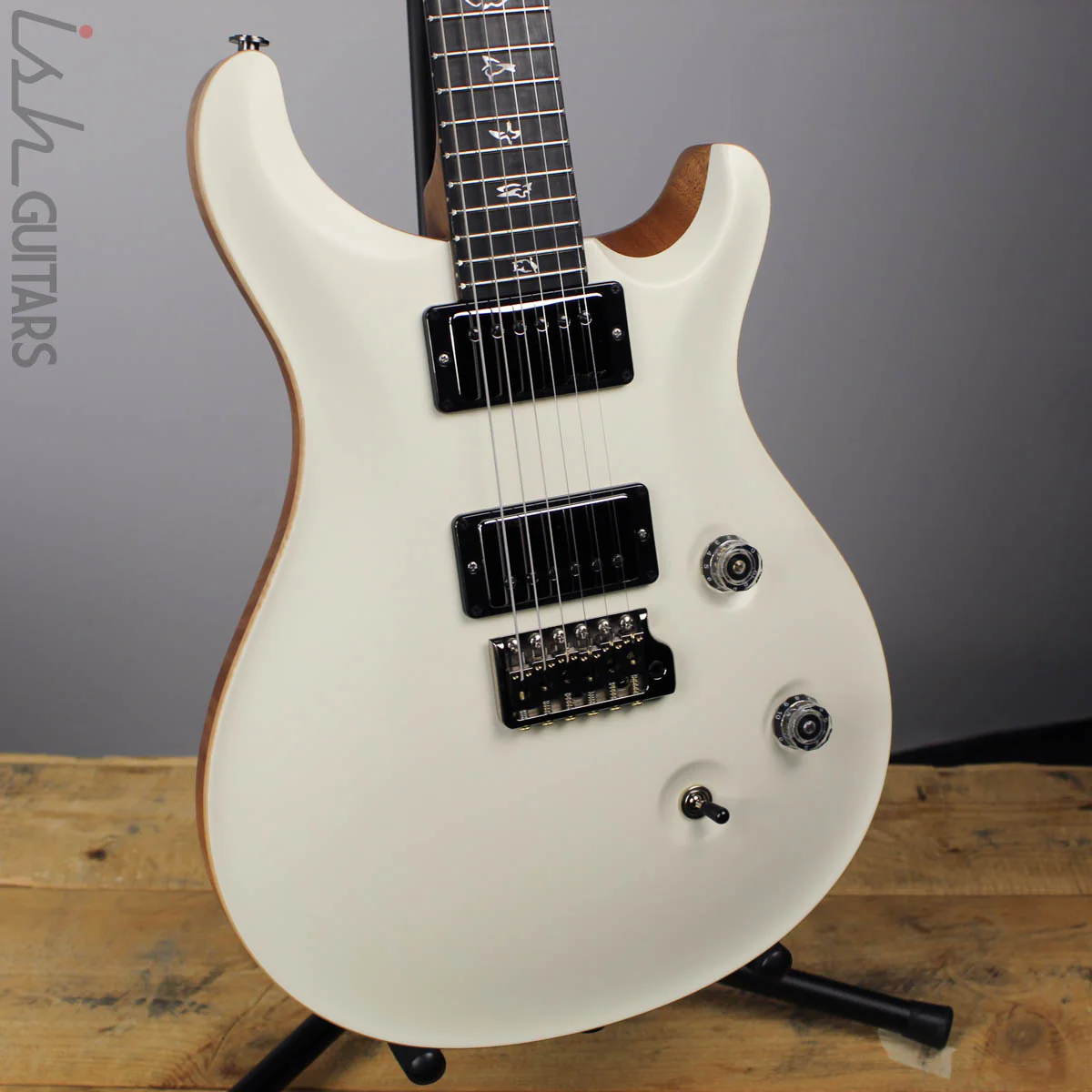 PRS Paul Reed Smith Wood Library Custom 24 Antique White Mahogany Back