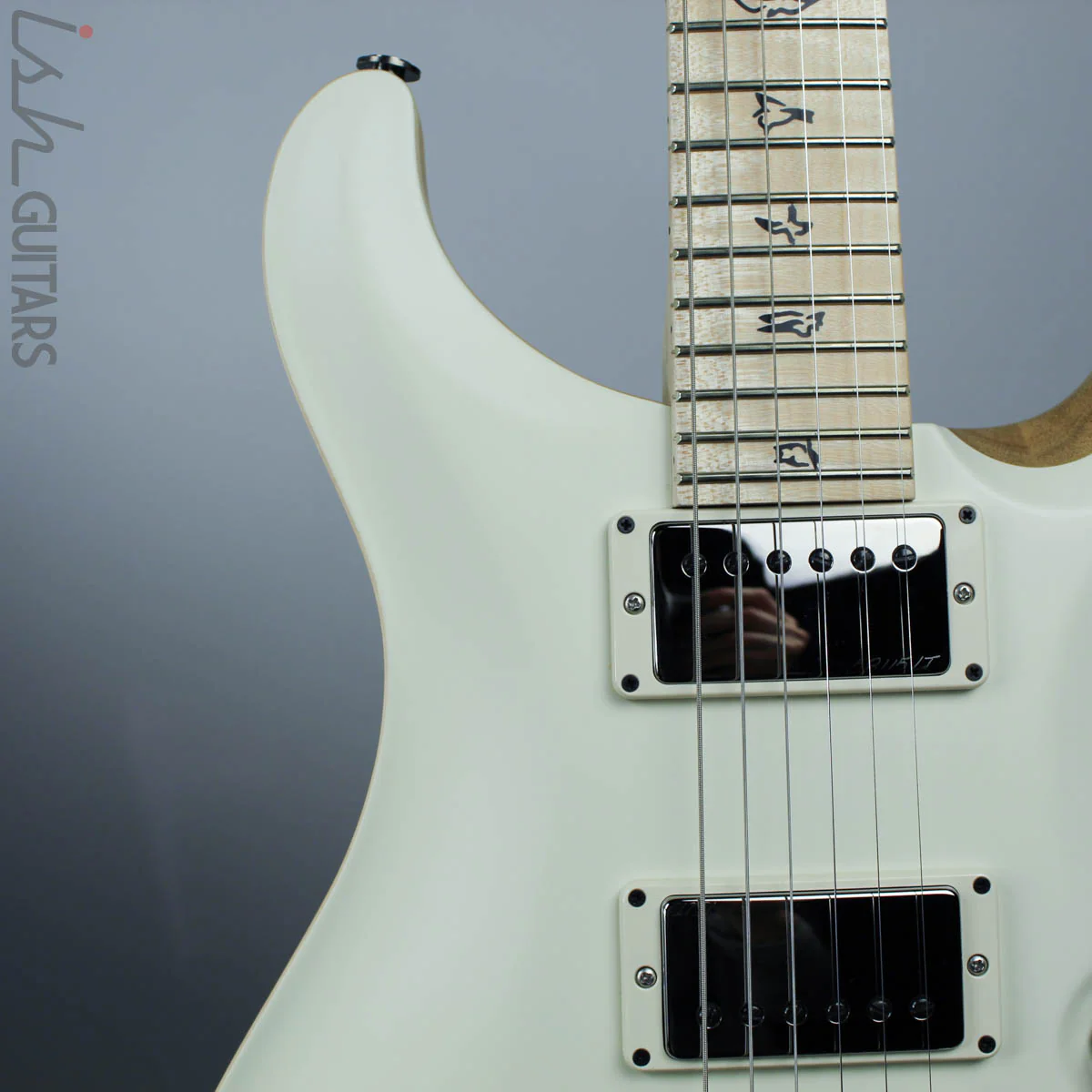 PRS Paul Reed Smith Wood Library Custom 24 Opaque Antique White Figured Maple Neck - Image 3