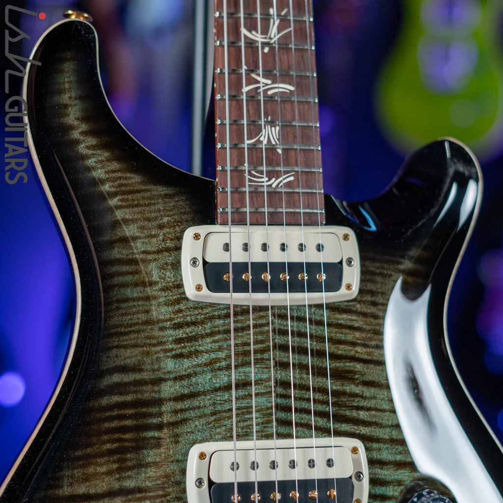 PRS Paul’s Guitar 10-Top Faded Green w/ Black Burst and Back Demo - Image 3