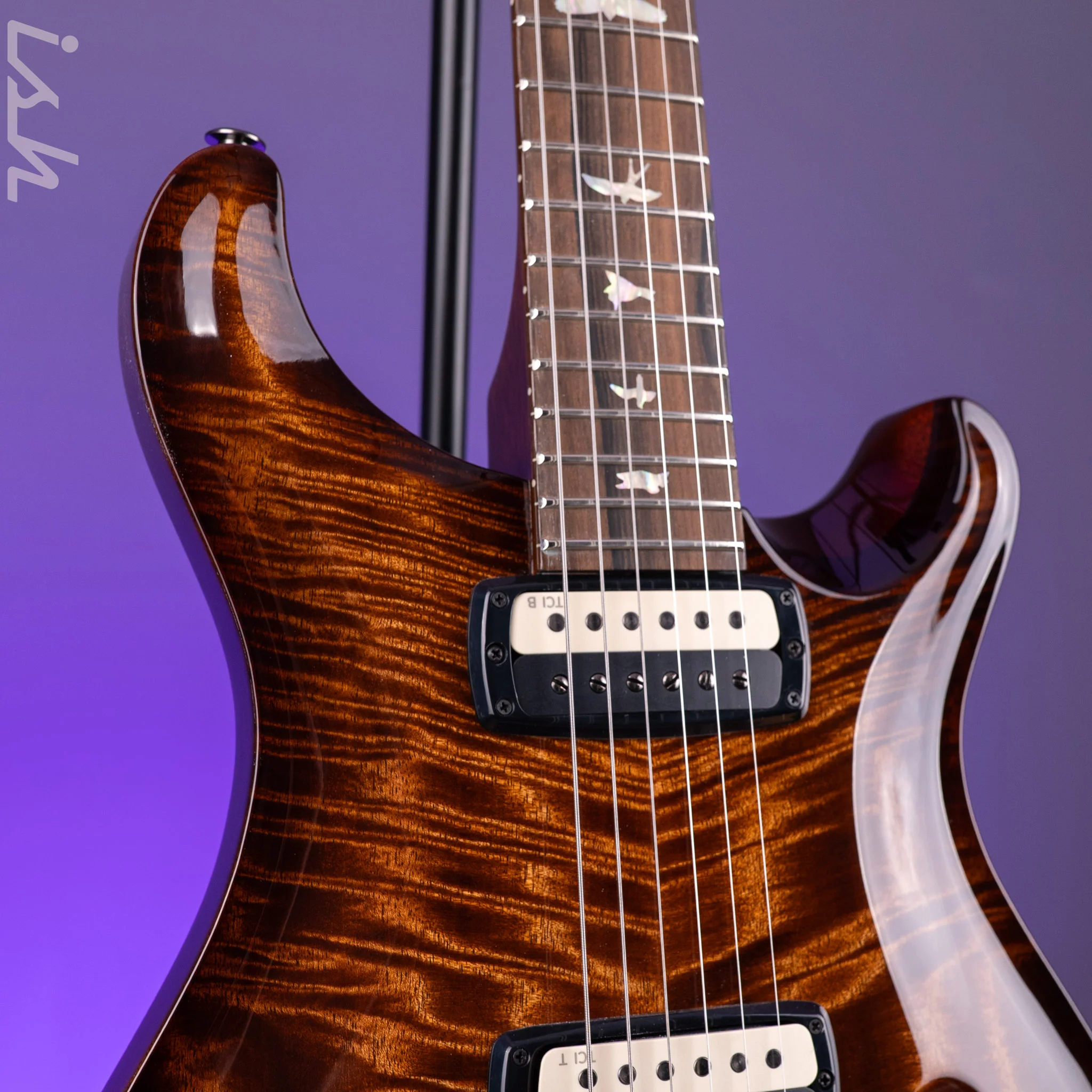 PRS Paul's Limited Mango Top Custom Color Black Gold Smokeburst - Image 4