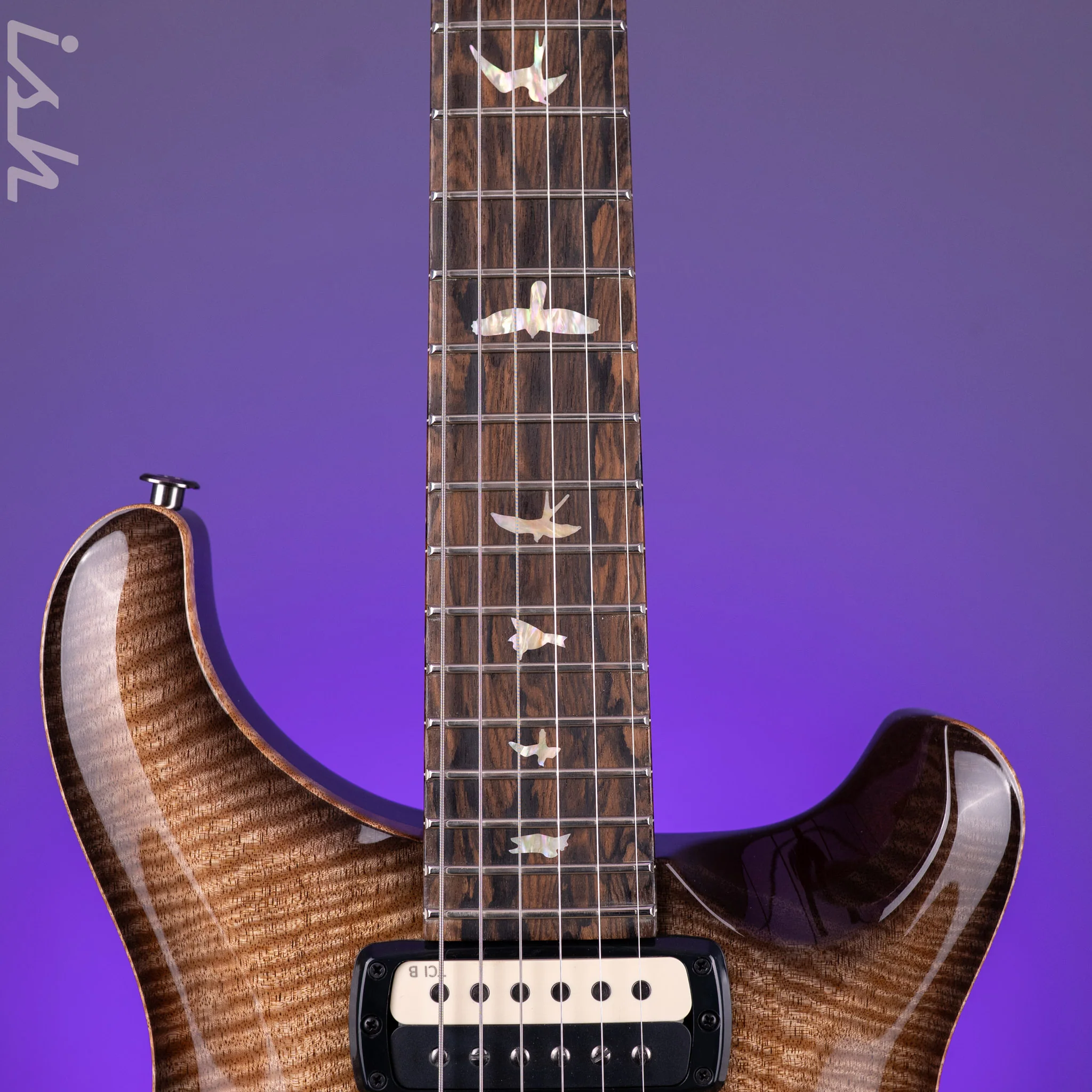 PRS Paul's Limited Mango Top Custom Color Natural Smokeburst - Image 6
