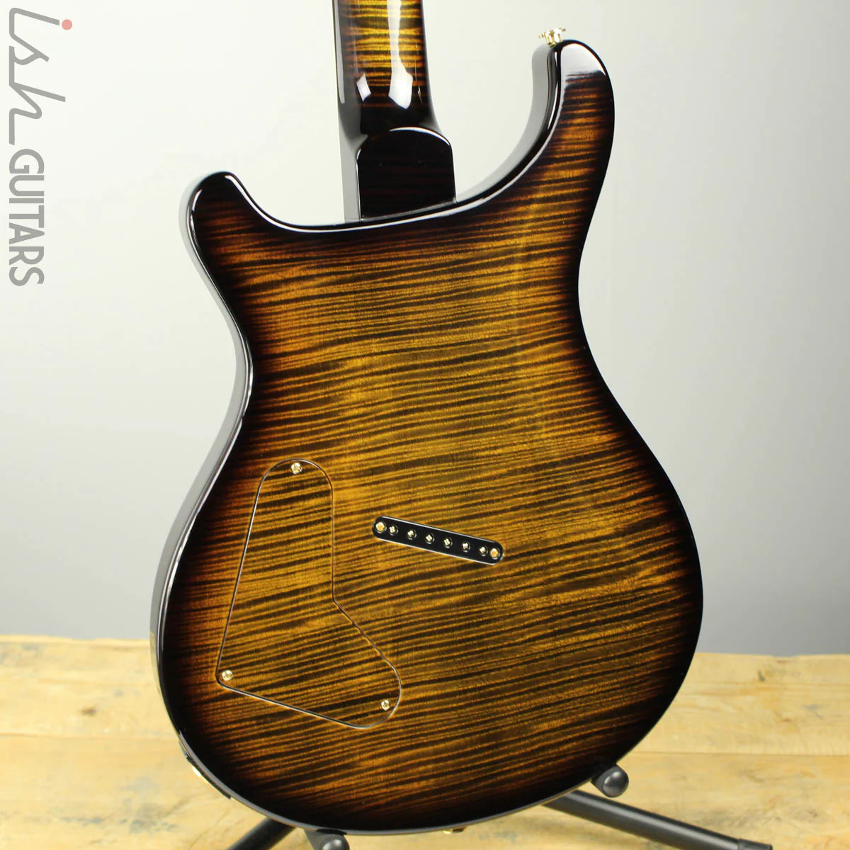 PRS Private Stock Multi Scale Custom 24 Tiger Eye Smoked Burst 1 Piece Maple Body - Image 10
