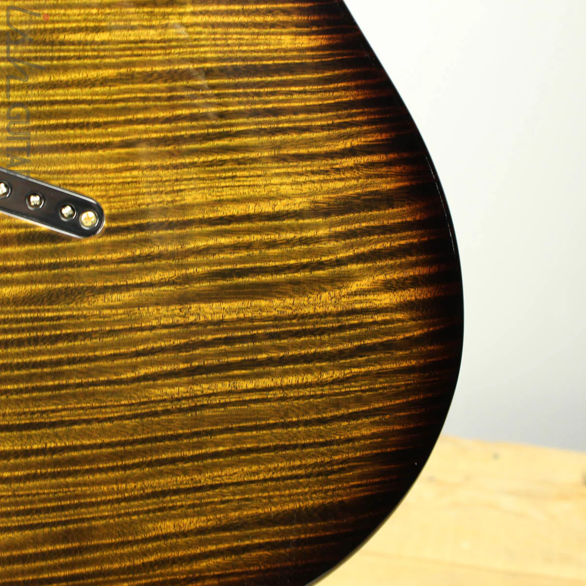 PRS Private Stock Multi Scale Custom 24 Tiger Eye Smoked Burst 1 Piece Maple Body - Image 11