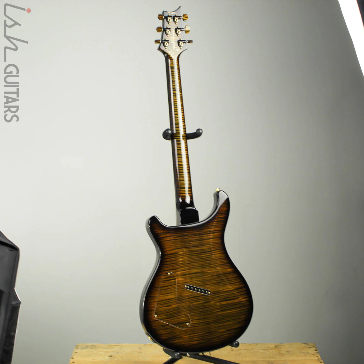 PRS Private Stock Multi Scale Custom 24 Tiger Eye Smoked Burst 1 Piece Maple Body - Image 9