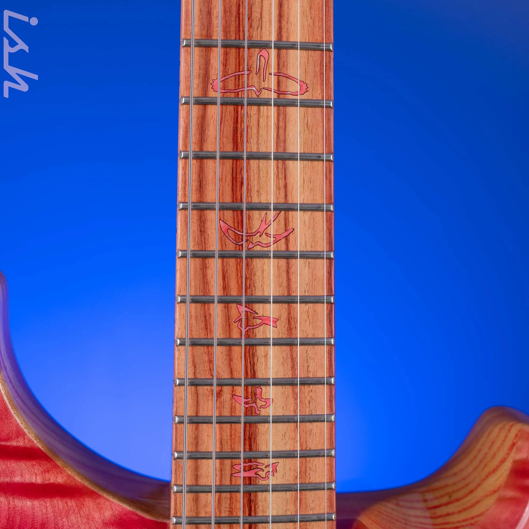 PRS Private Stock Special Semi-Hollow Piezo Blood Red Fade Tulip Wood - Image 5