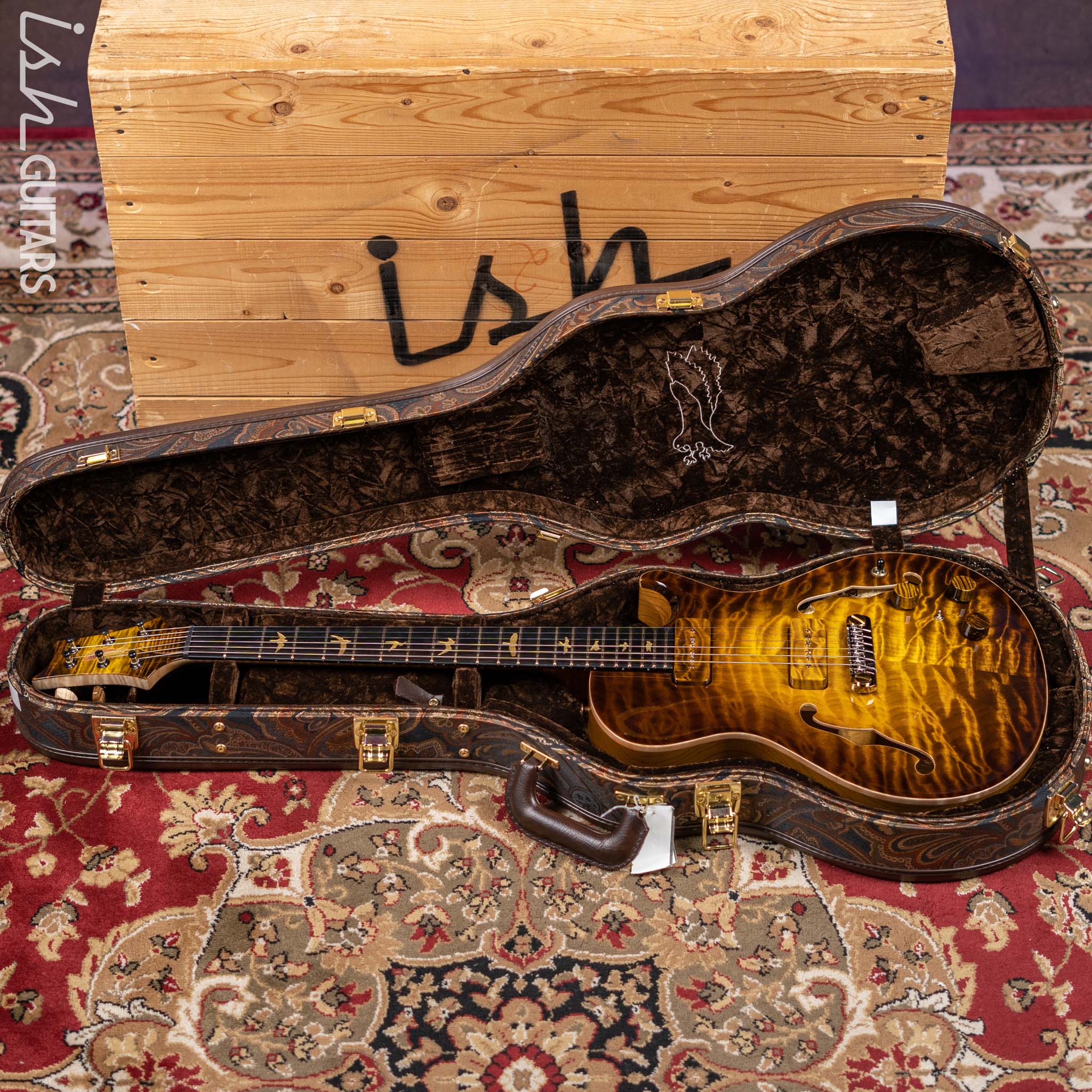 PRS Private Stock #8371 Hollowbody II Piezo Dirty Blonde Glow - Image 13