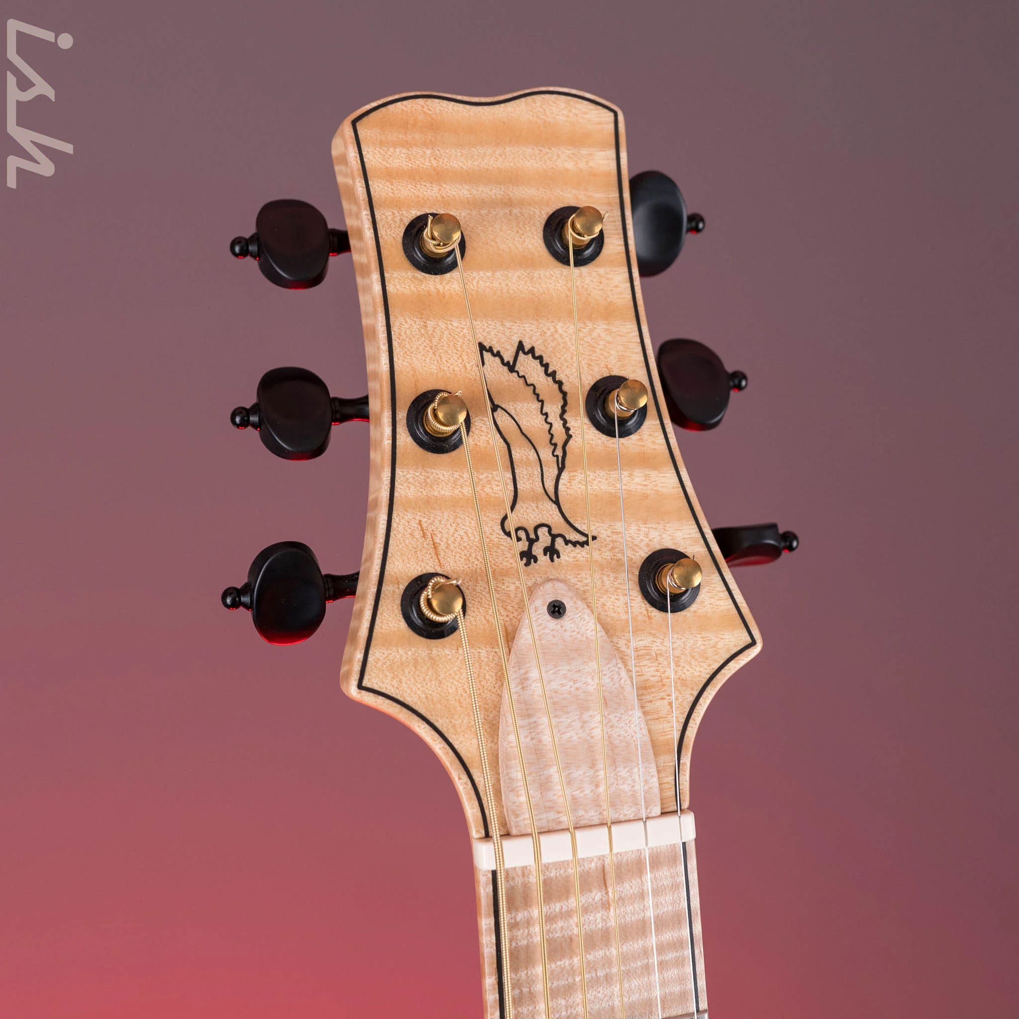 PRS Private Stock Angelus Acoustic Matte Black Back & Sides - Image 7