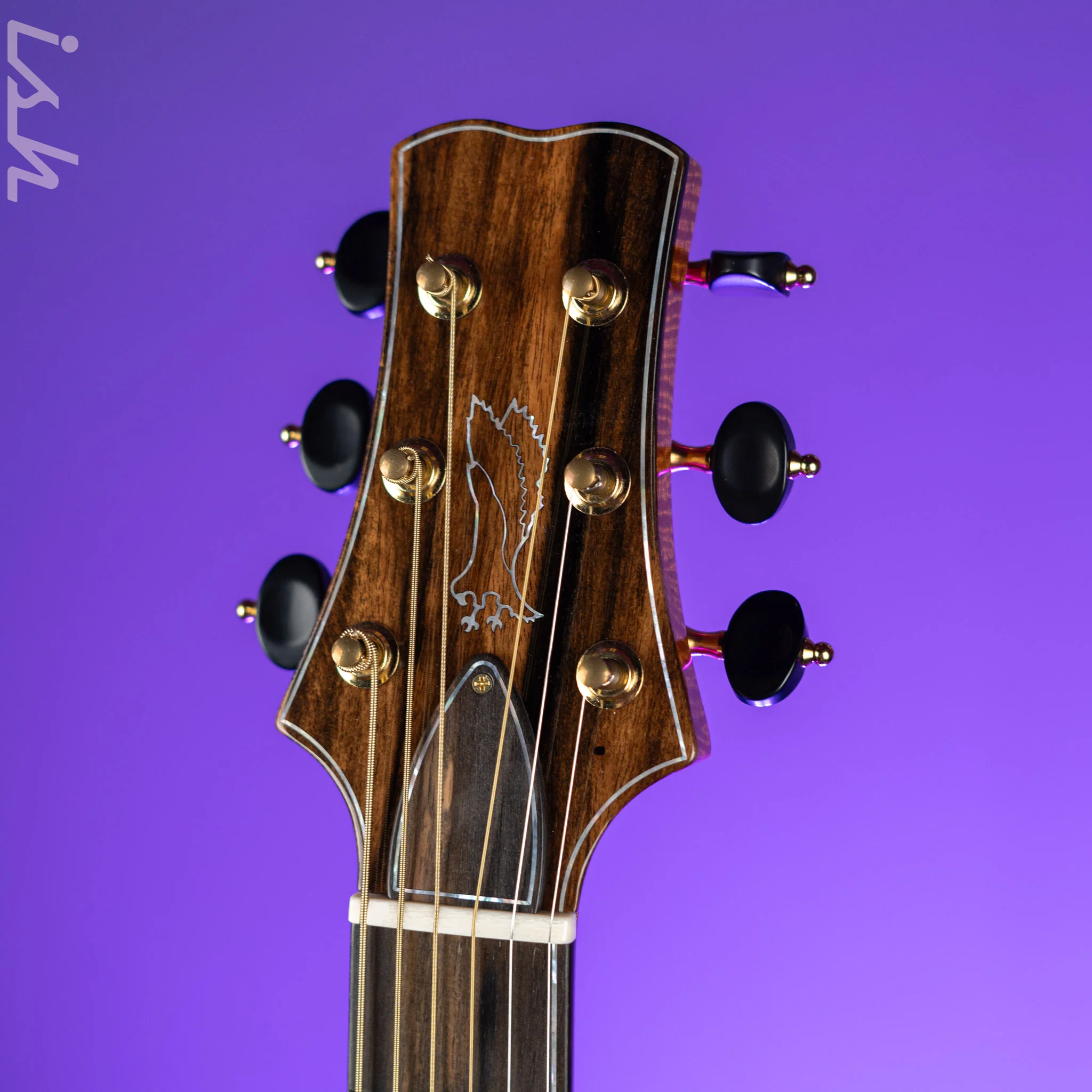 PRS Private Stock Angelus Cutaway Cedar Top Exotic Ebony Back Acoustic Guitar - Image 7