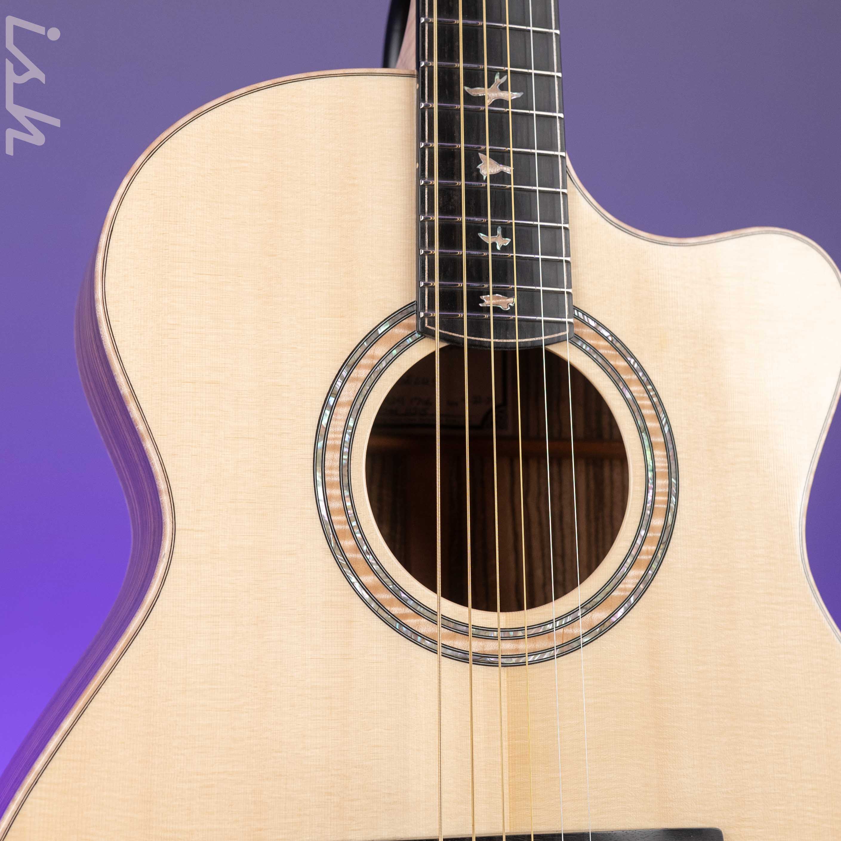 PRS Private Stock Angelus Cutaway European Spruce Zebrawood - Image 4
