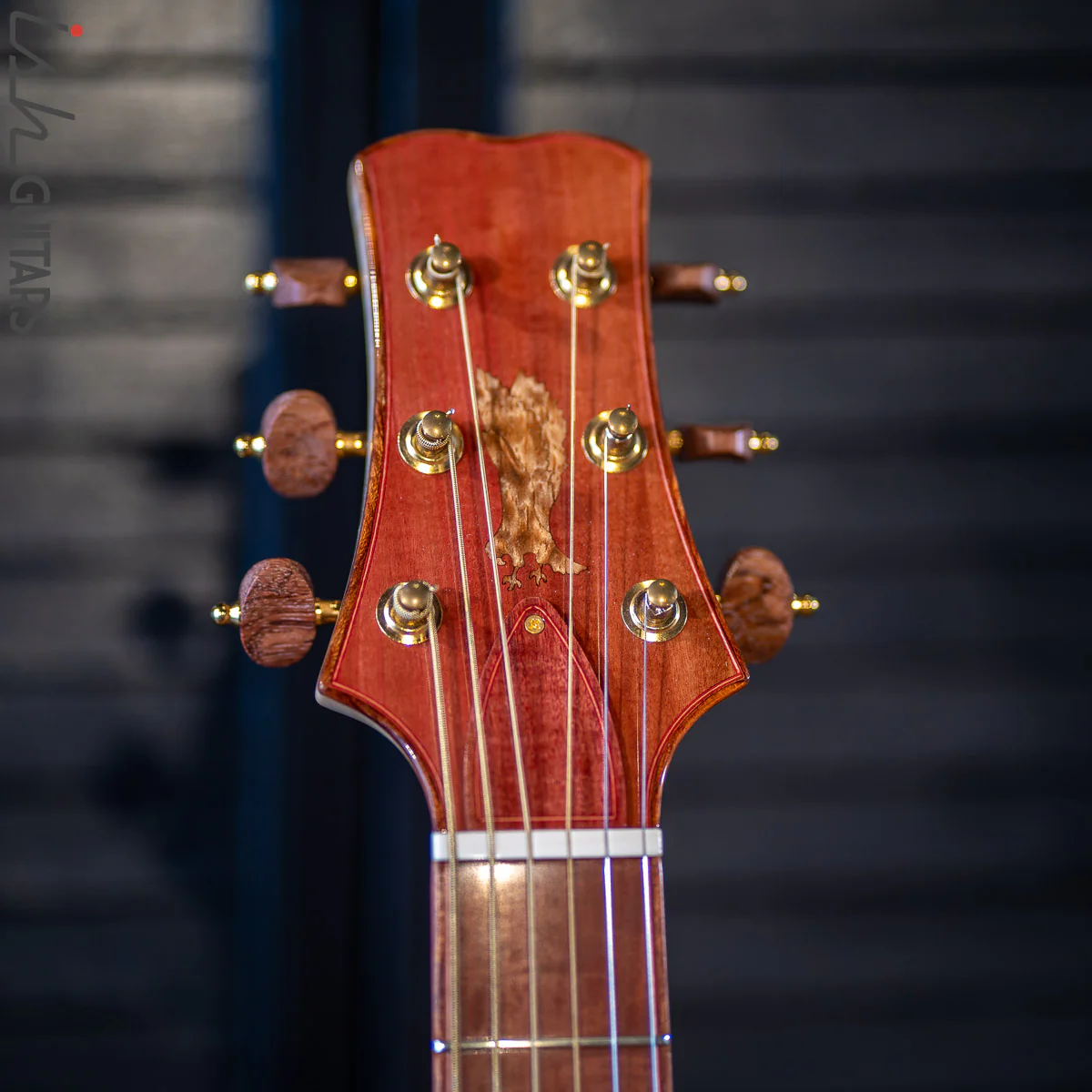 PRS Private Stock Angelus White Bubinga Pink Ivory Acoustic Guitar - Image 13