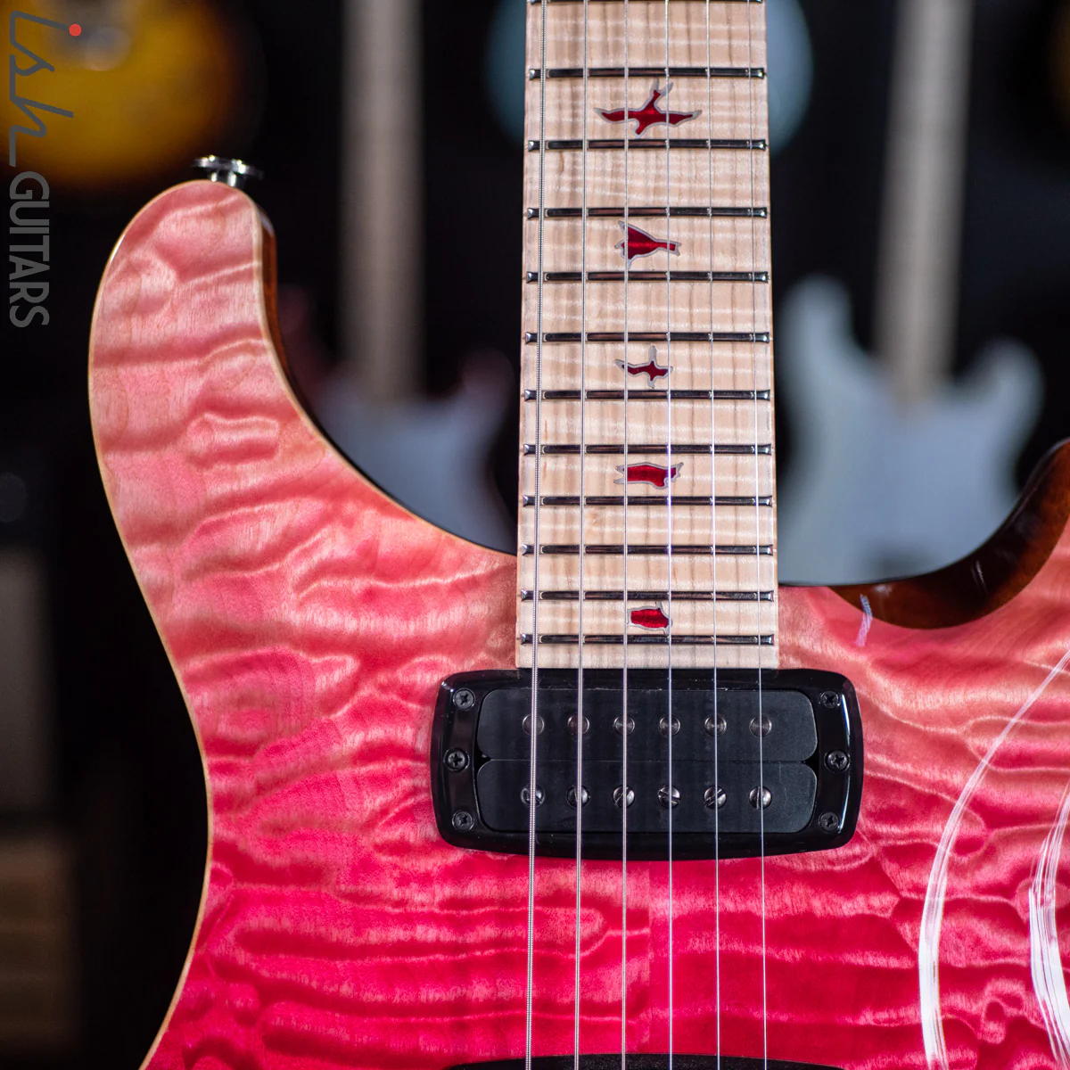 PRS Private Stock Custom 24 408 Graveyard Red Fade - Image 5