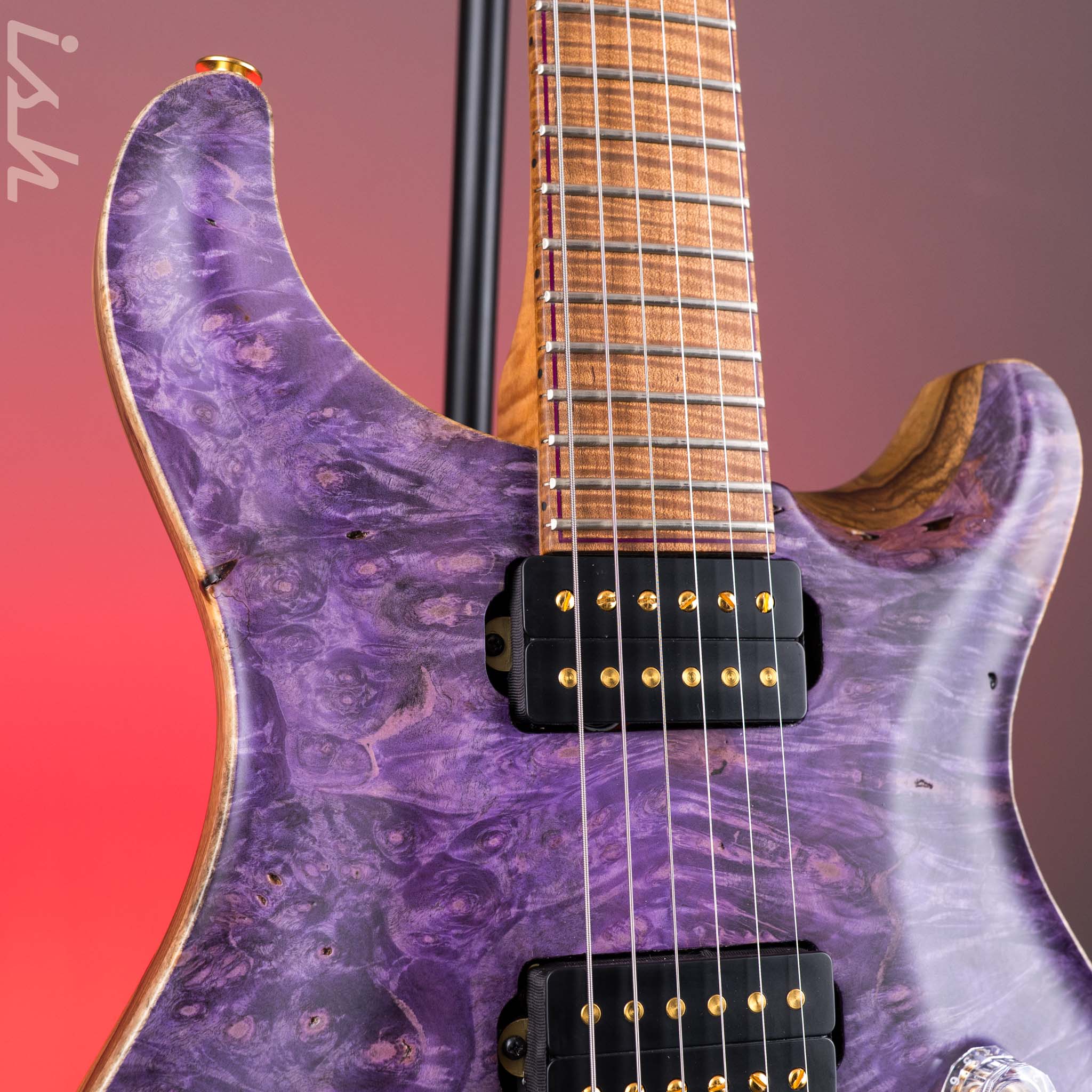 PRS Private Stock Custom 24 Buckeye Burl Violet - Image 4