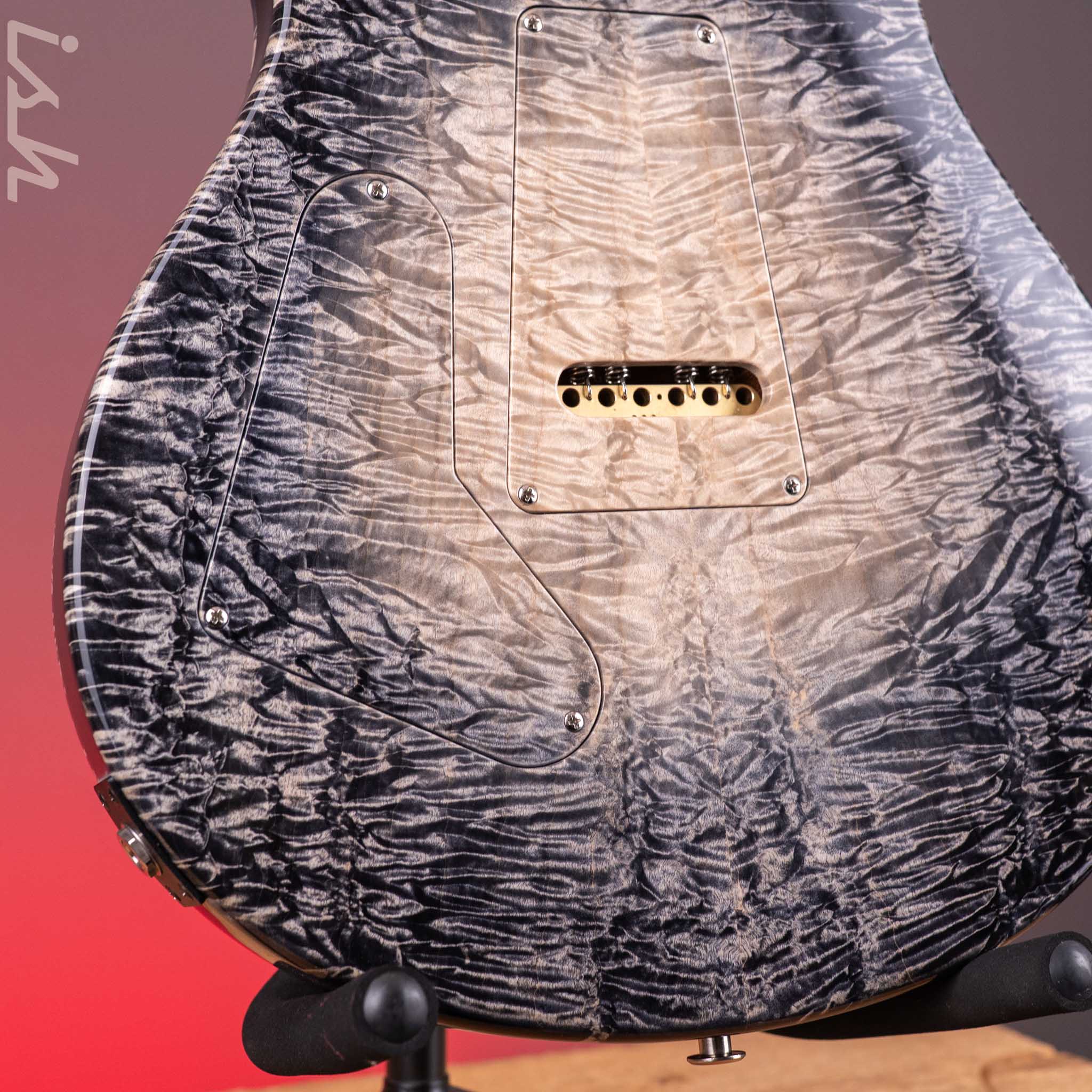 PRS Private Stock Custom 24 Curly Silver Maple Frostbite Glow - Image 12