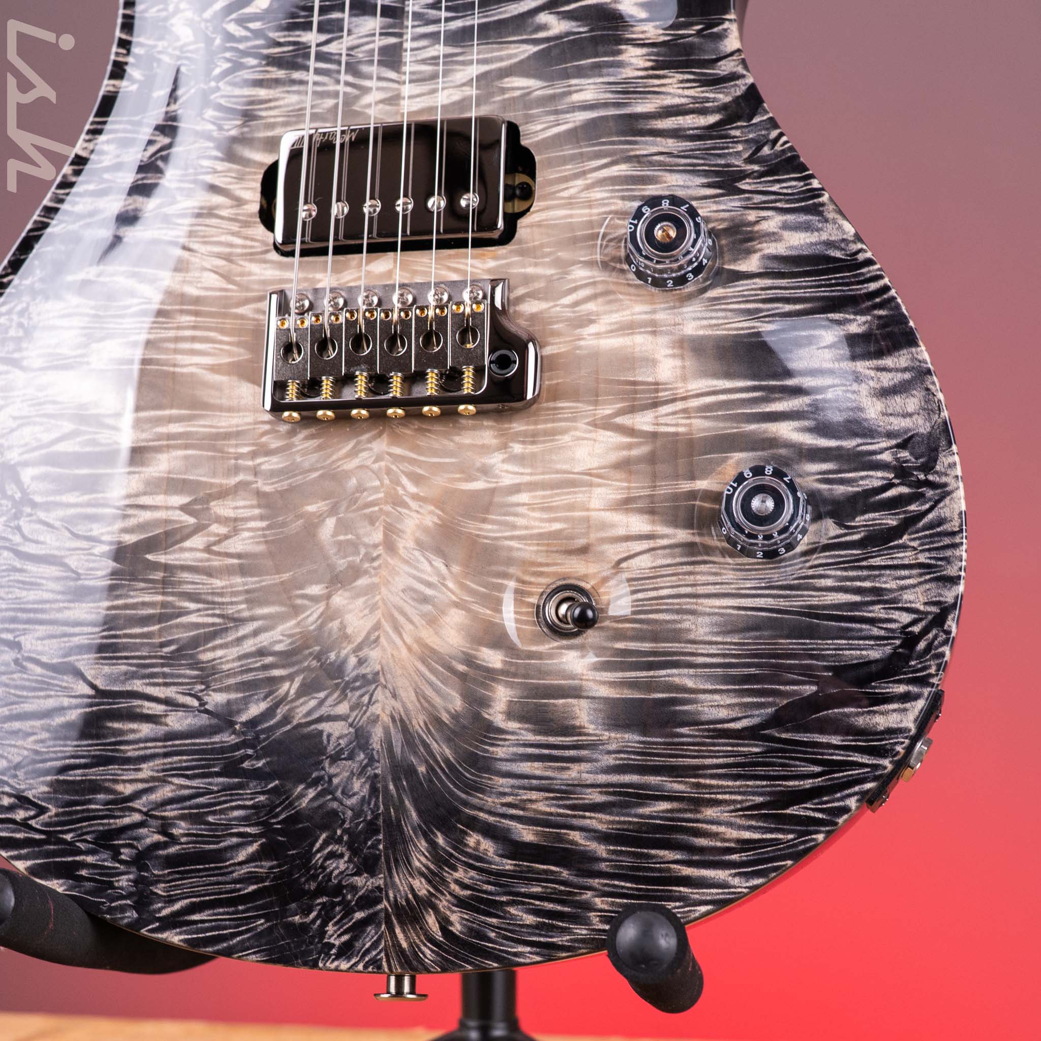 PRS Private Stock Custom 24 Curly Silver Maple Frostbite Glow - Image 6