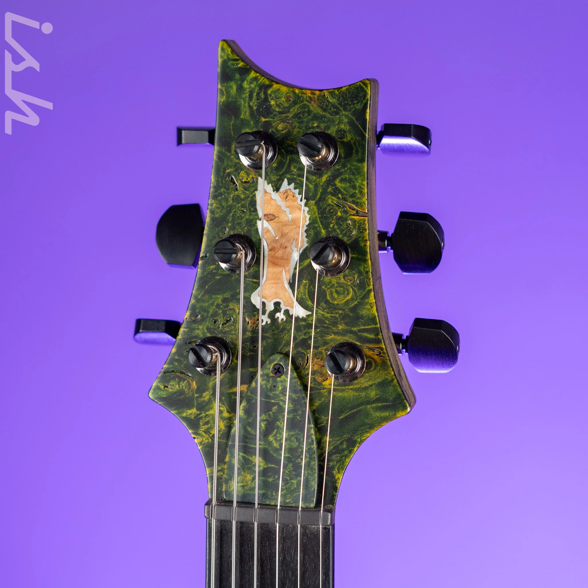 PRS Private Stock Custom 24 Hardtail Rainforest Green Satin - Image 6