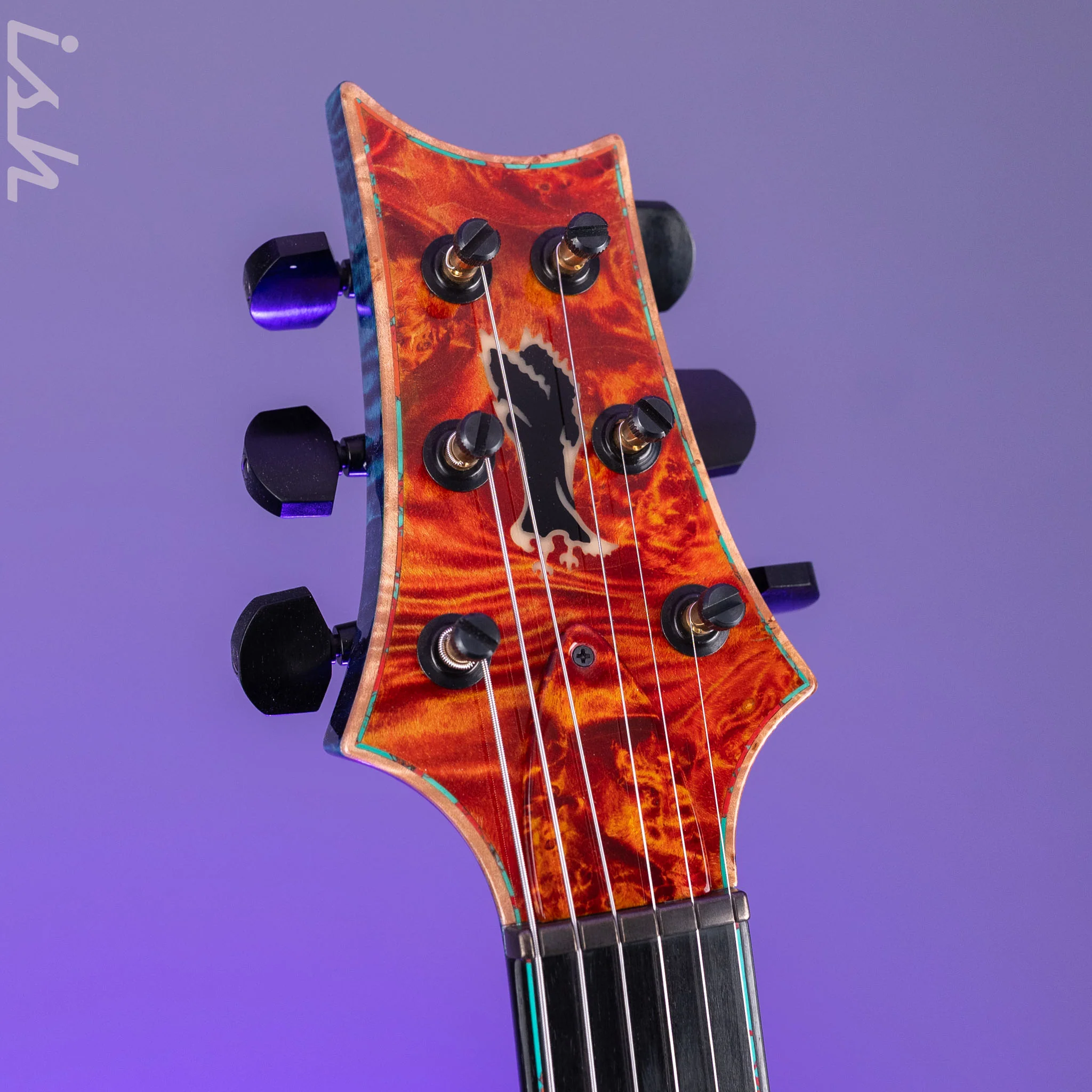 PRS Private Stock Custom 24 Maple Burl Zombie Fade - Image 7
