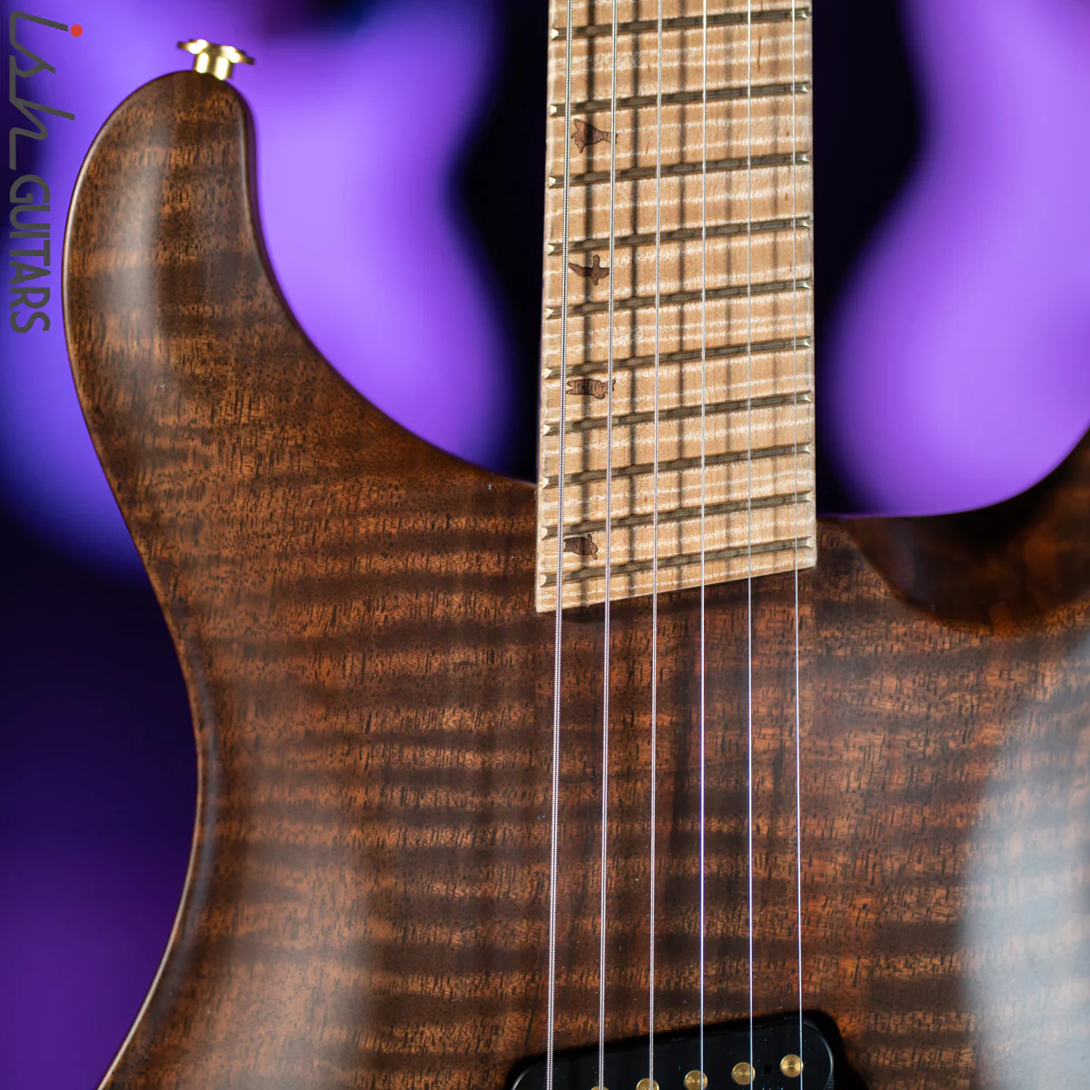 PRS Private Stock Custom 24 Multi-Scale 6-String One Piece Figured Walnut - Image 3