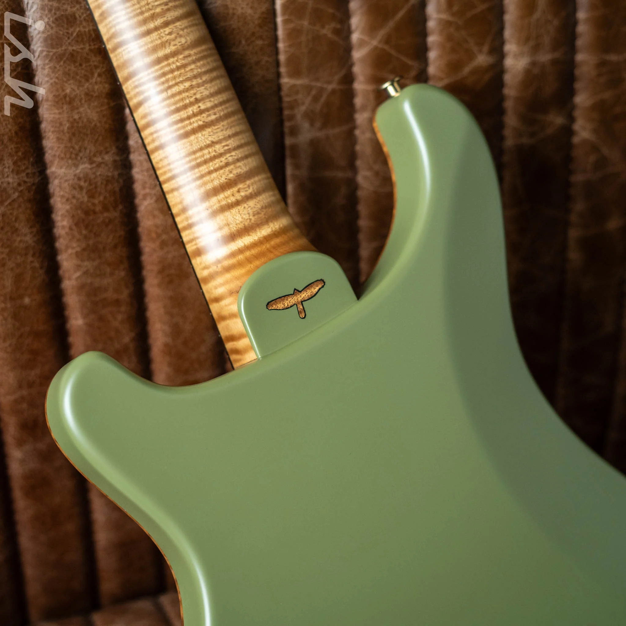 PRS Private Stock Custom 24 Piezo Stoptail 'Opaque Study' Olive Drab Green - Image 10