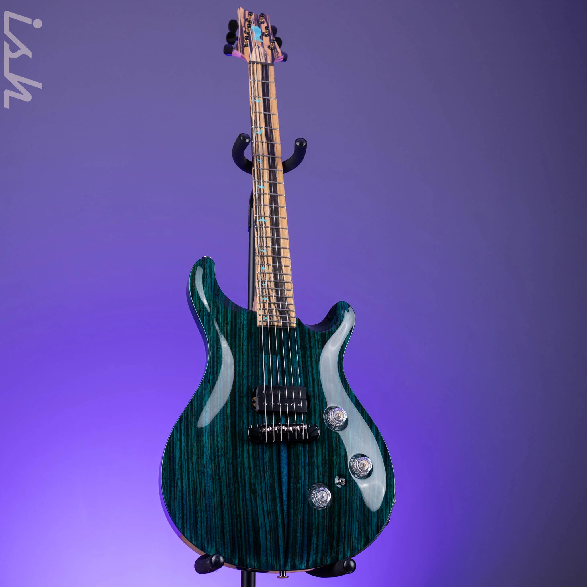 PRS Private Stock Custom 24 Piezo Zebrawood & Pale Moon Ebony - Image 2