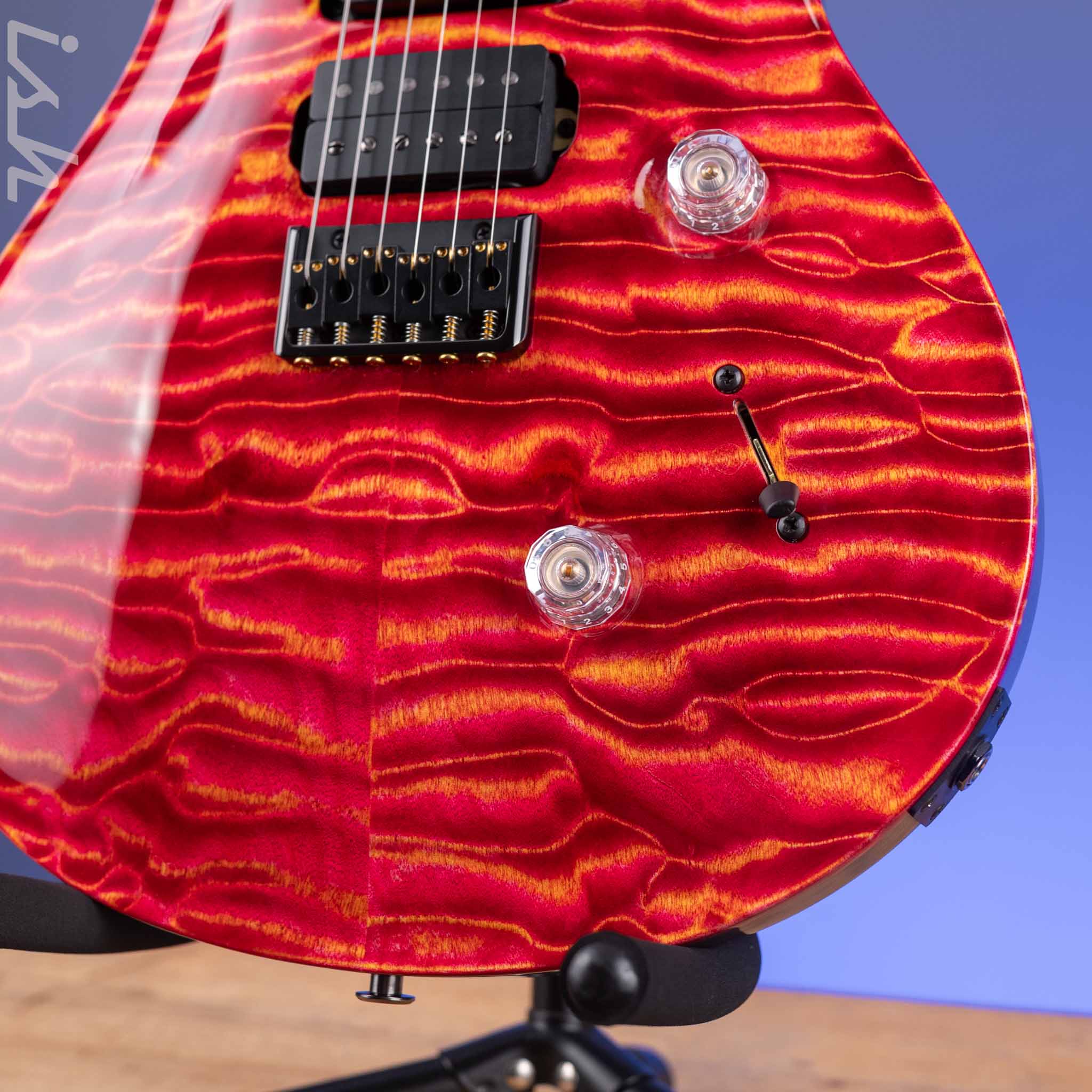 PRS Private Stock Custom 24 Raspberry Lemon Stripe - Image 4