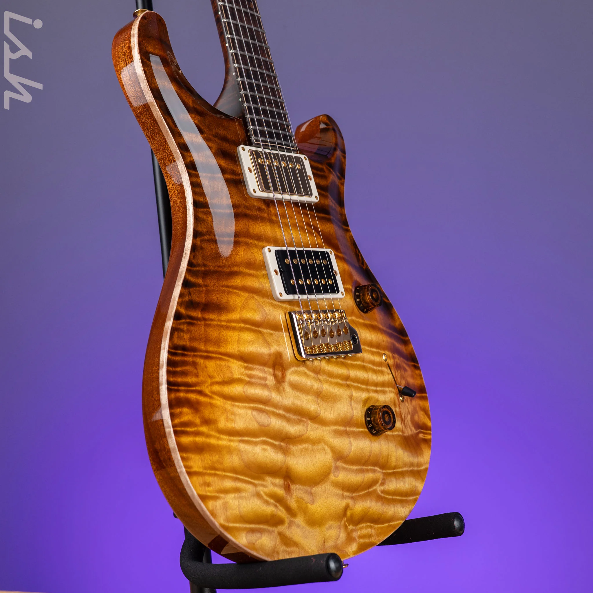 PRS Private Stock Custom 24 One-Piece Top Sandstorm Dragon's Breath - Image 4