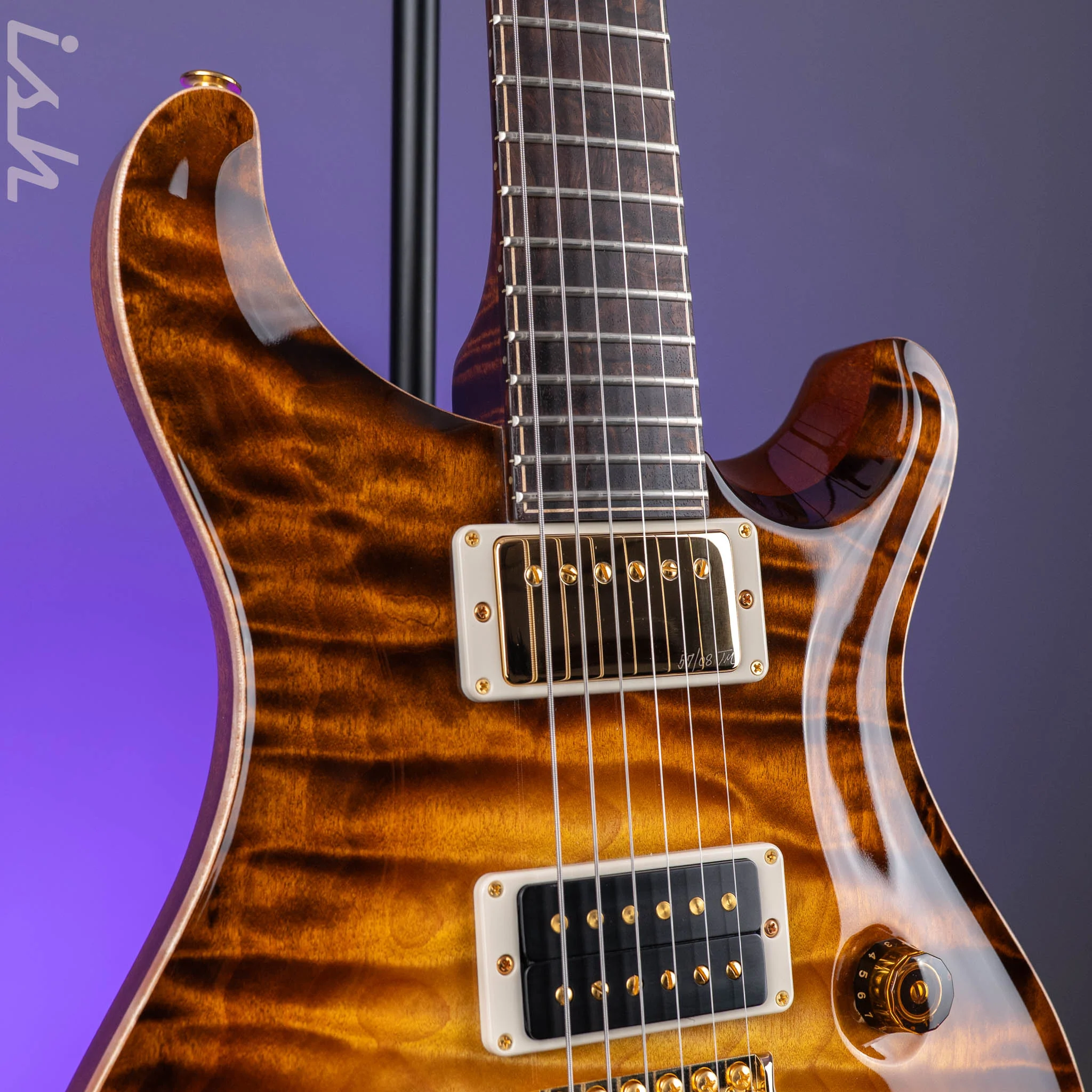 PRS Private Stock Custom 24 One-Piece Top Sandstorm Dragon's Breath - Image 5