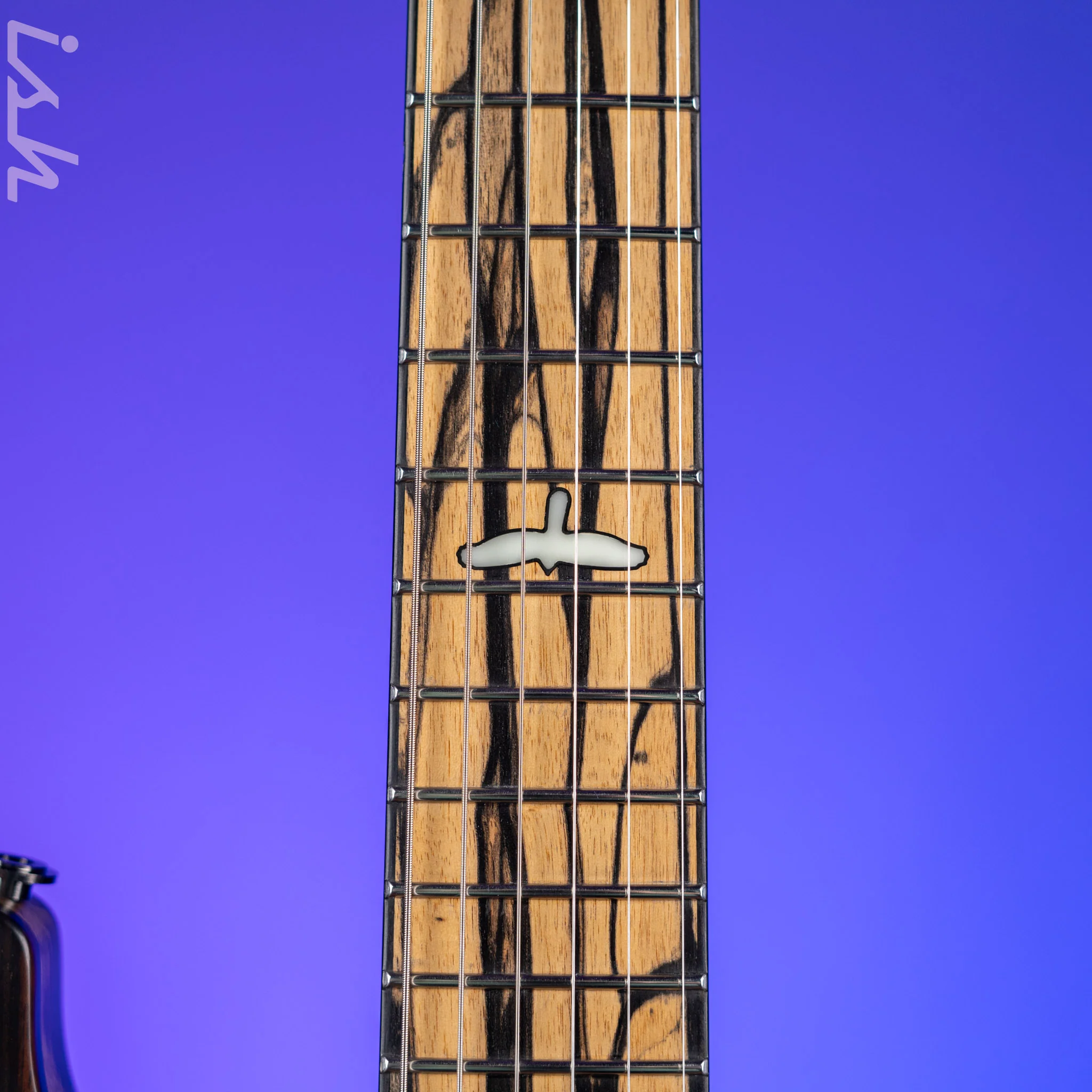 2021 PRS Private Stock Custom 24 Semi-Hollow Macassar Ebony Satin Nitro - Image 6