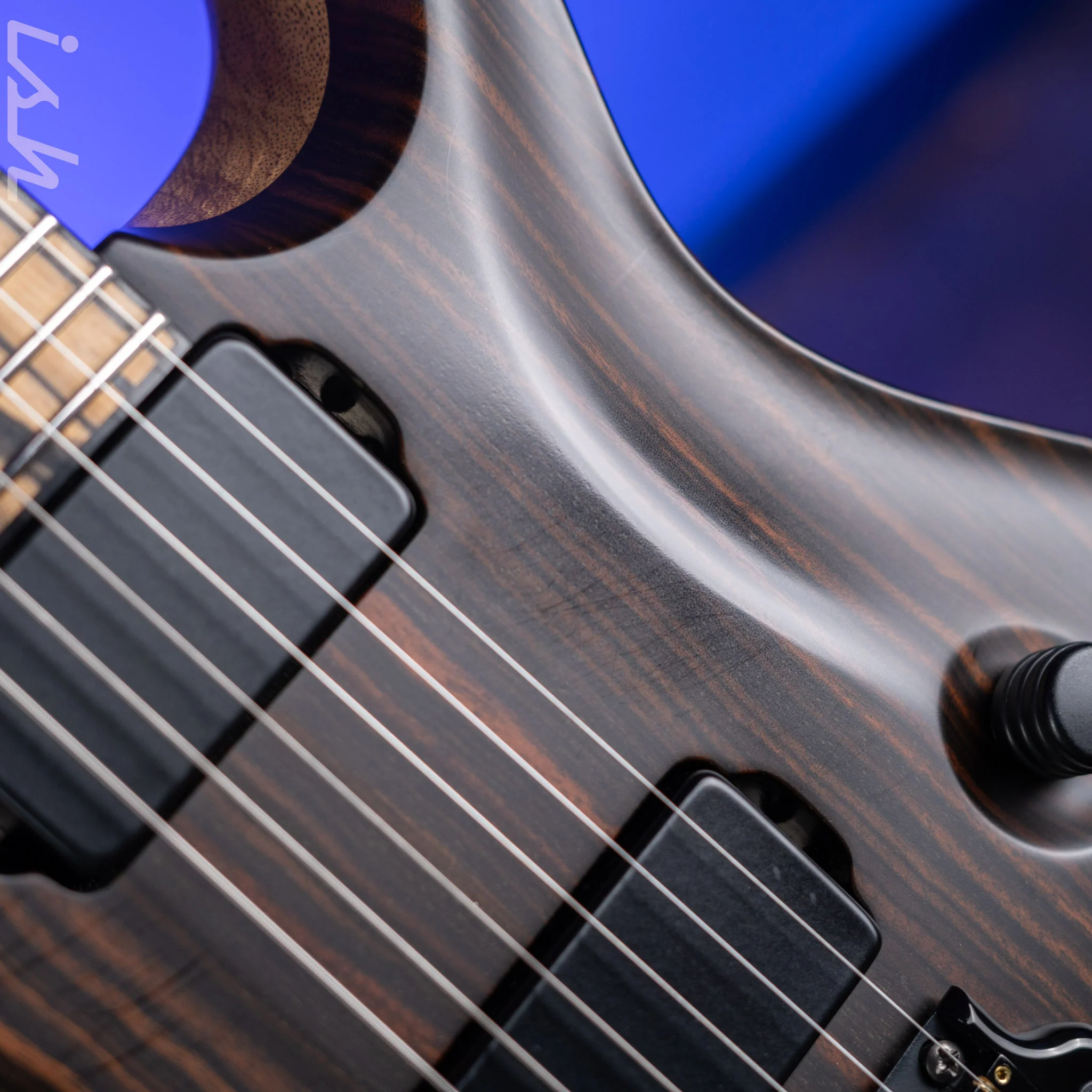 2021 PRS Private Stock Custom 24 Semi-Hollow Macassar Ebony Satin Nitro - Image 8