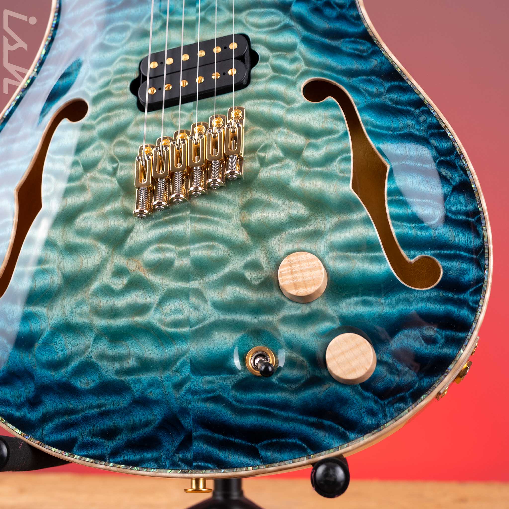 PRS Private Stock Custom 24 Semi-Hollow Multiscale Sub-Zero Glow #9999 - Image 6