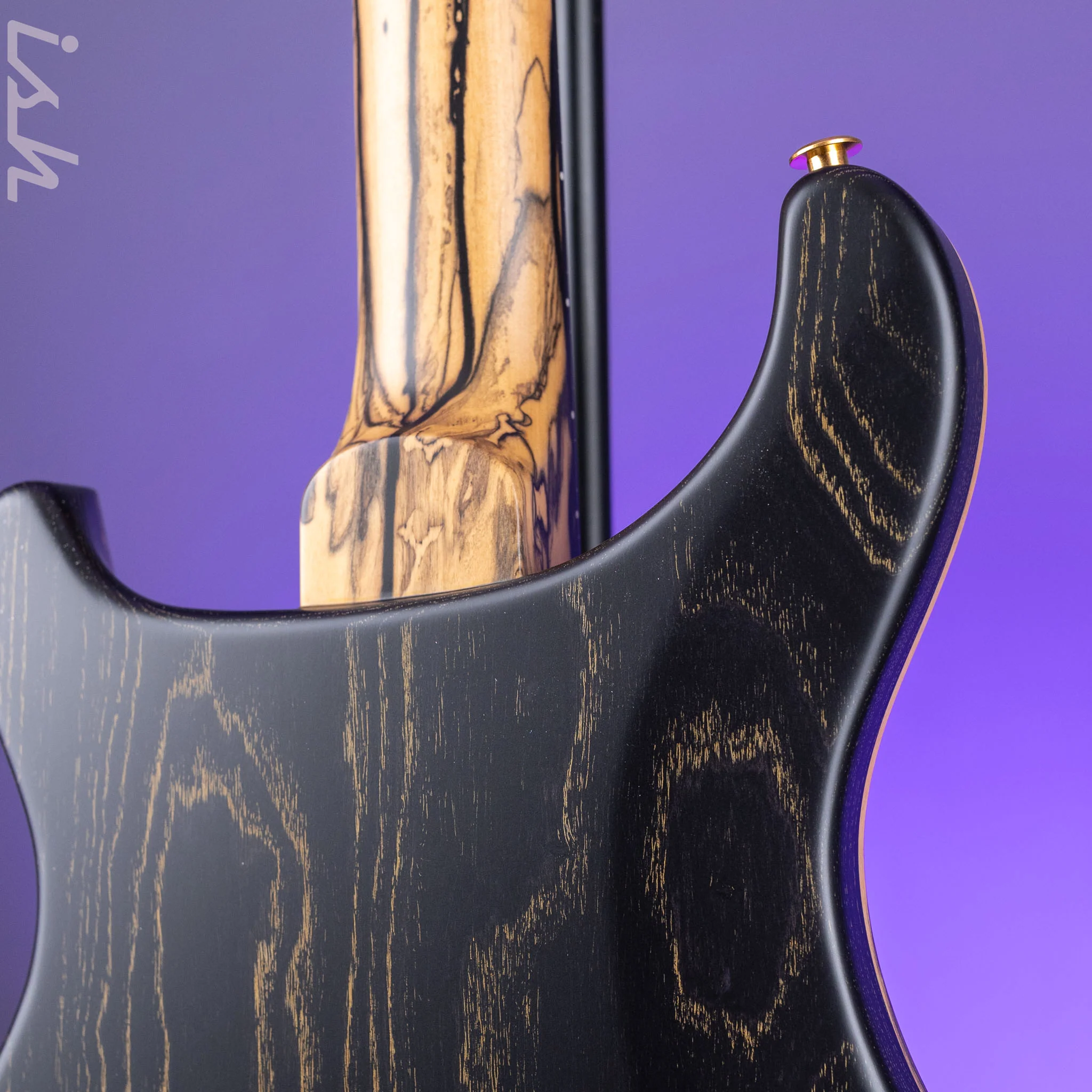 PRS Private Stock Custom 24 Semi-Hollow Stoptail Pale Moon Ebony - Image 10