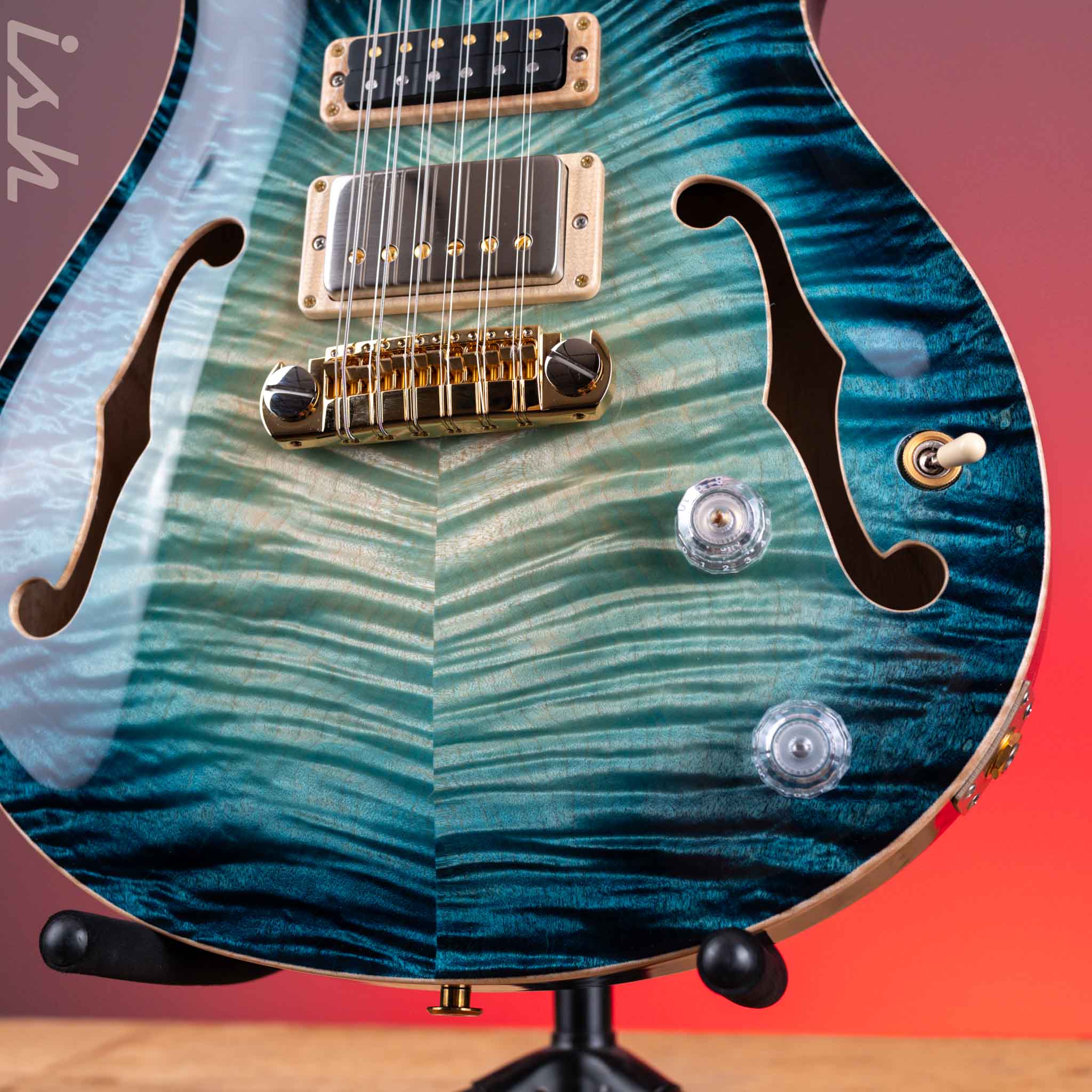 PRS Private Stock Hollowbody I 12-String Sub-Zero Glow - Image 4