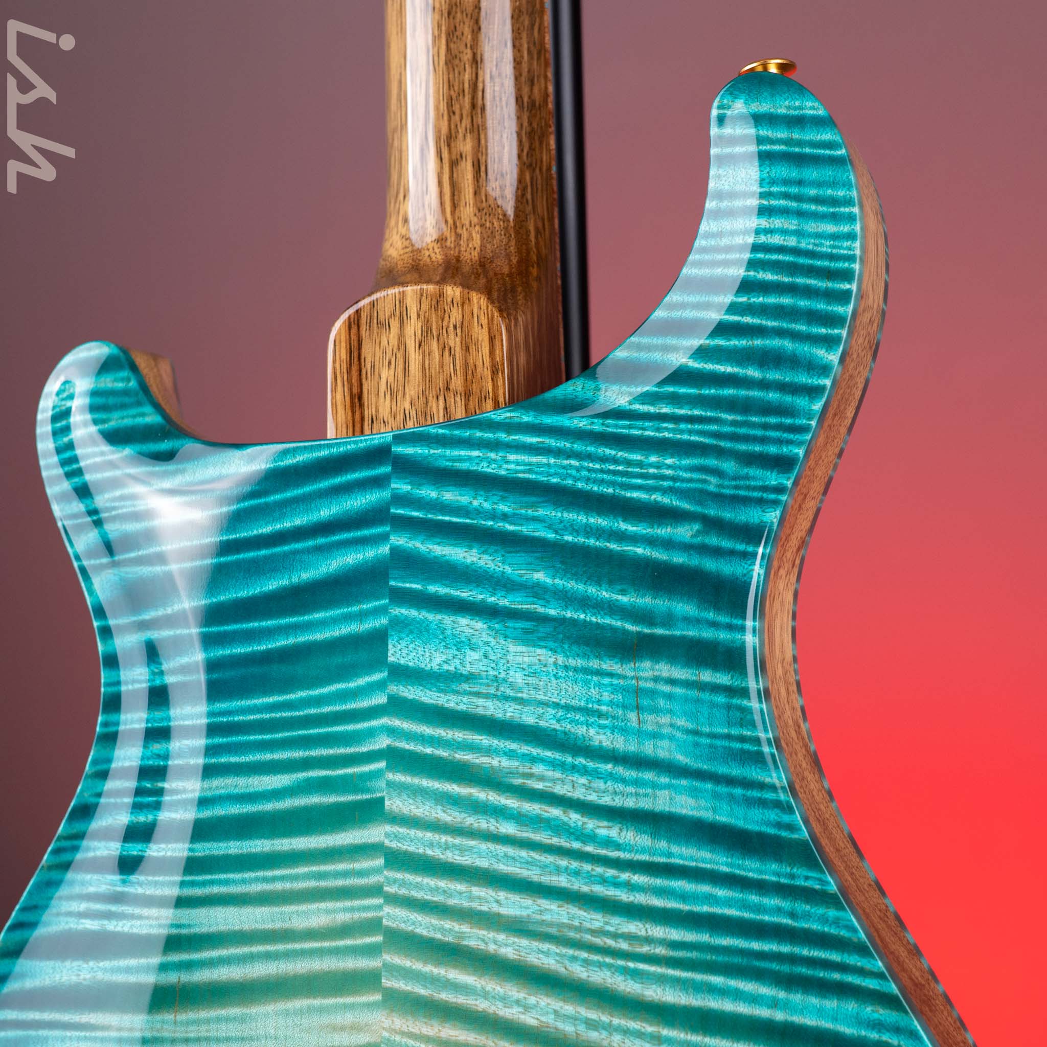 PRS Private Stock Hollowbody II Bahamian Blue Dragon's Breath - Image 11