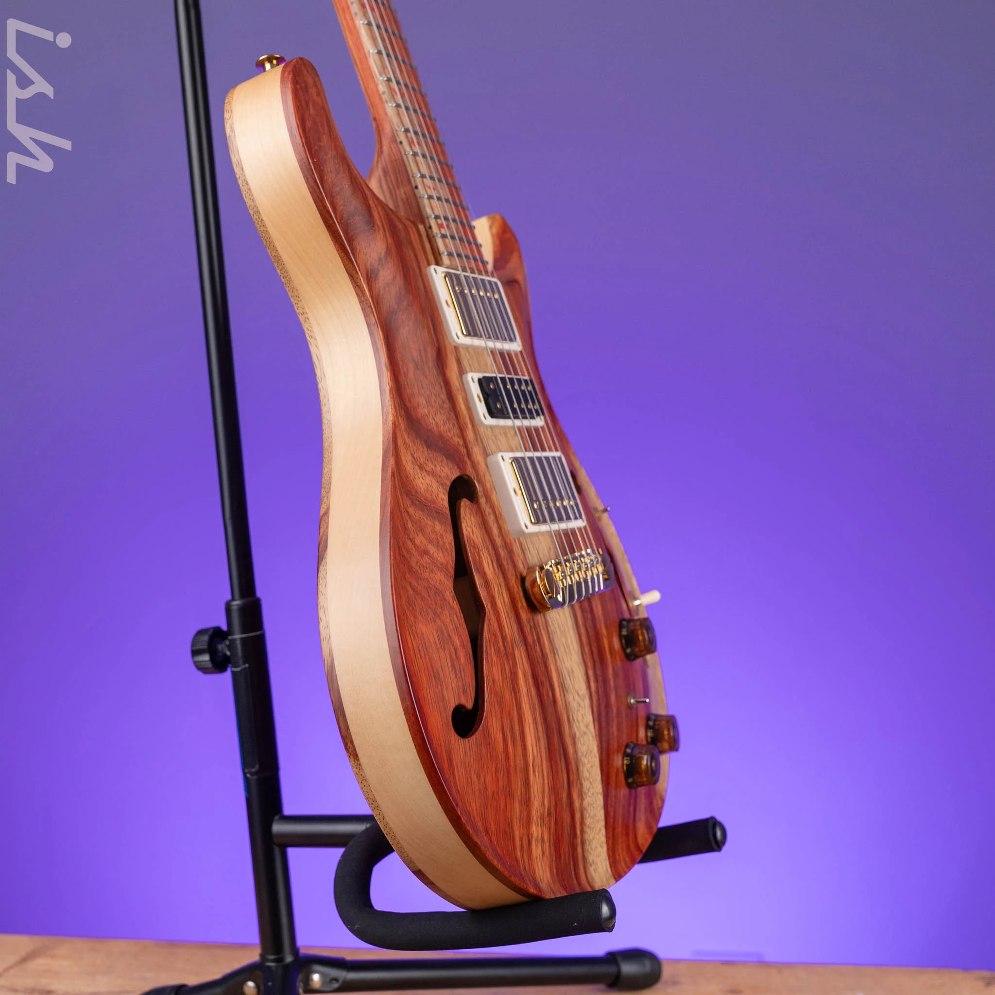PRS Private Stock Hollowbody II Piezo Natural Padauk - Image 4
